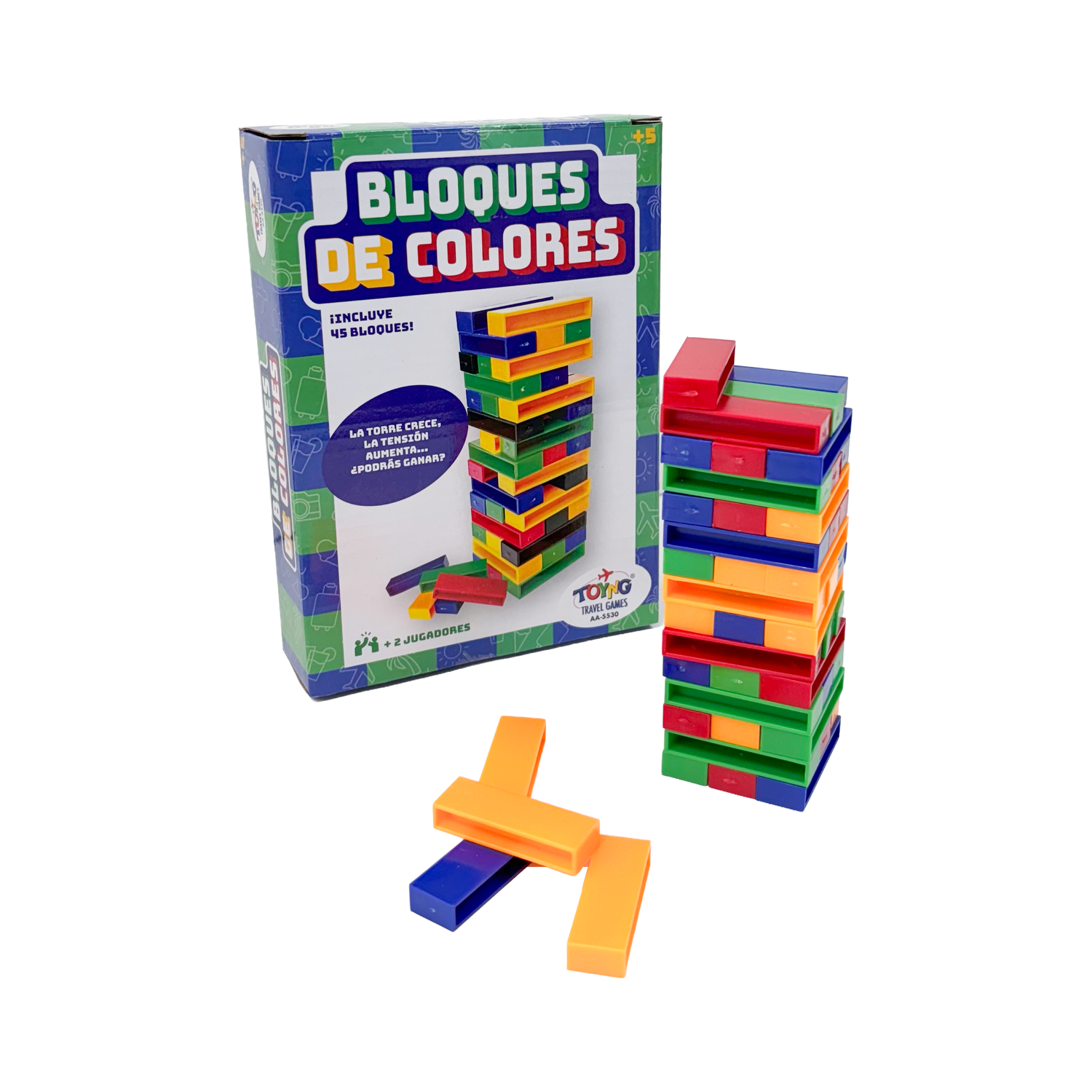 JUEGO DE MESA TRAVEL GAME BLOQUES DE COLORES – TOYNG - PERÚ - 1