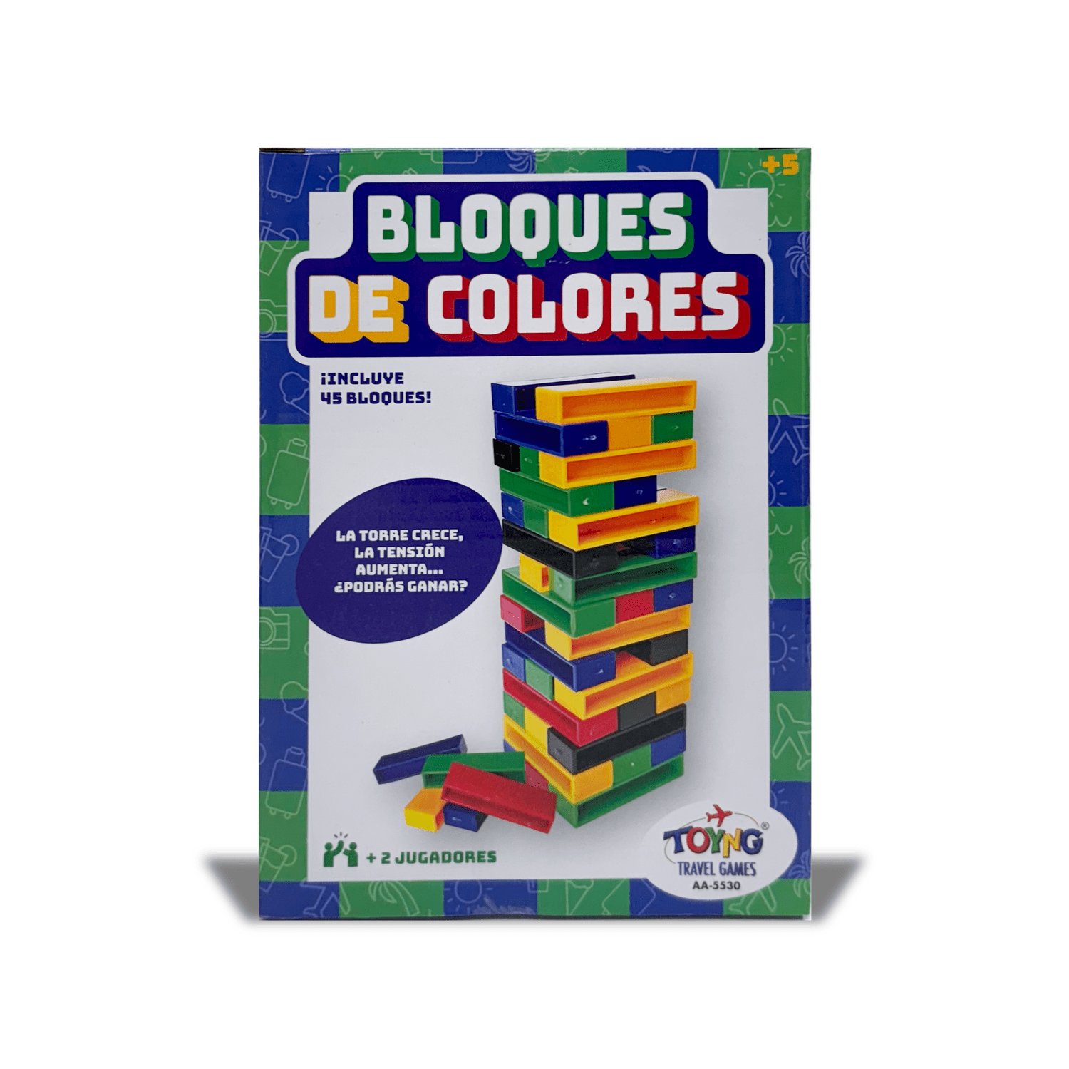 JUEGO DE MESA TRAVEL GAME BLOQUES DE COLORES – TOYNG - PERÚ - 2