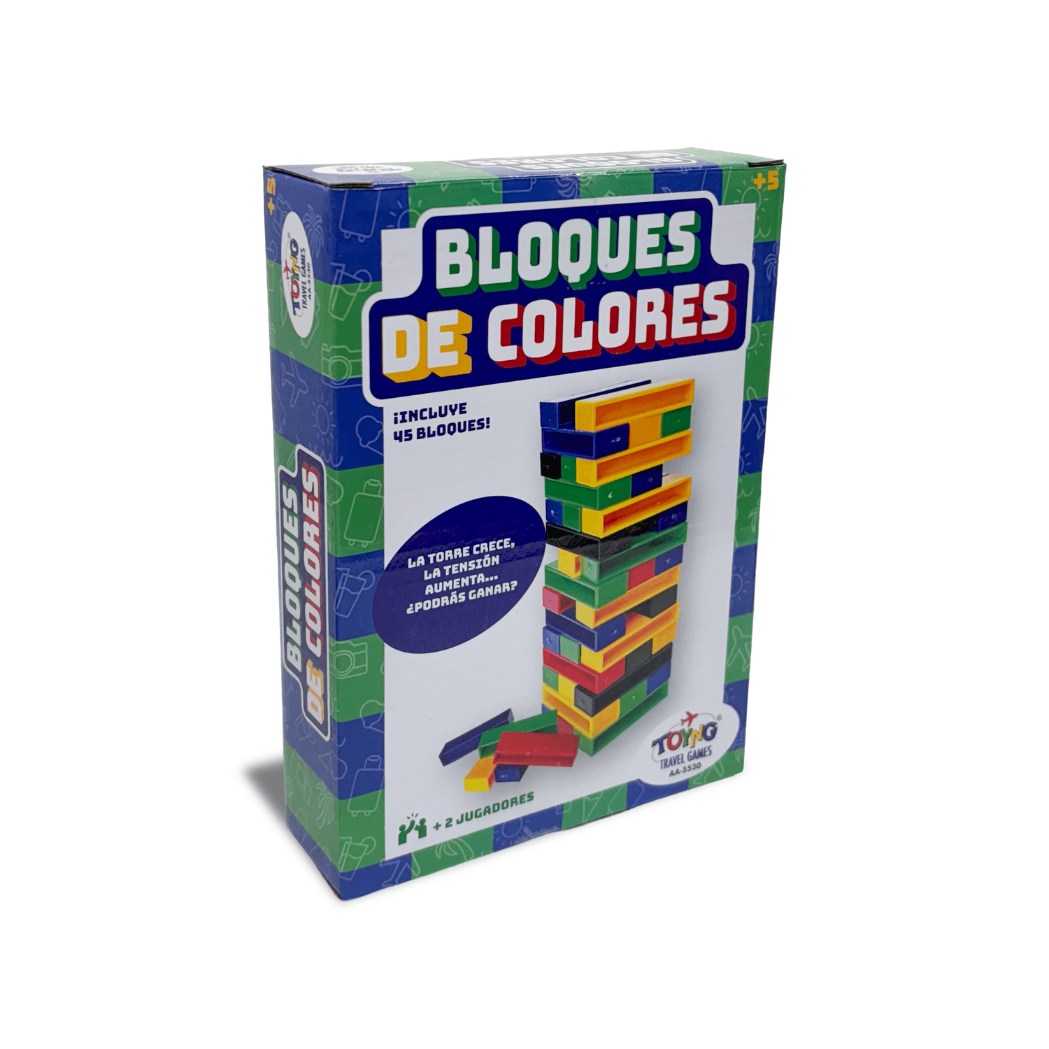 JUEGO DE MESA TRAVEL GAME BLOQUES DE COLORES – TOYNG - PERÚ - 3