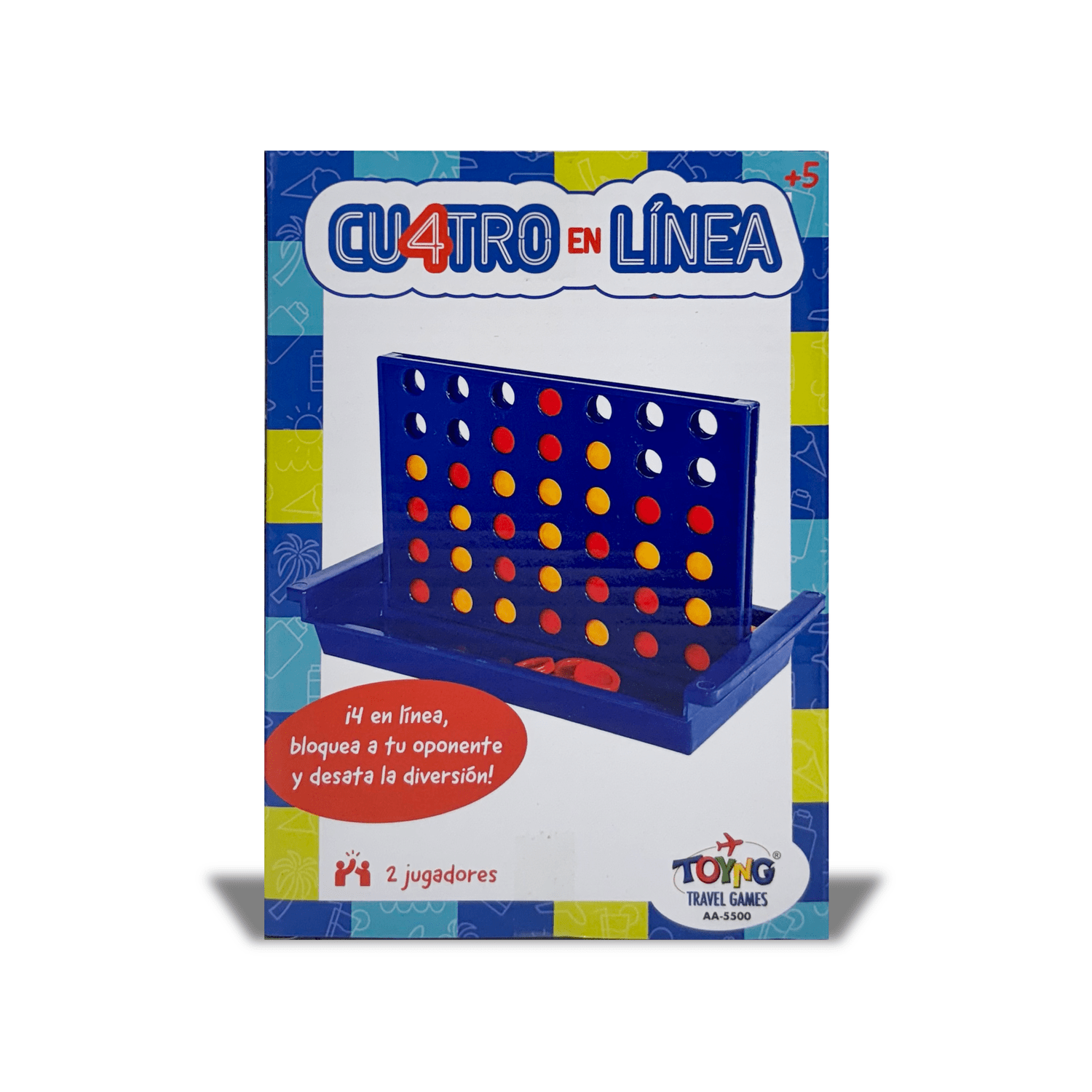 JUEGO DE MESA TRAVEL GAME 4 LÍNEA – TOYNG - PERÚ - 2