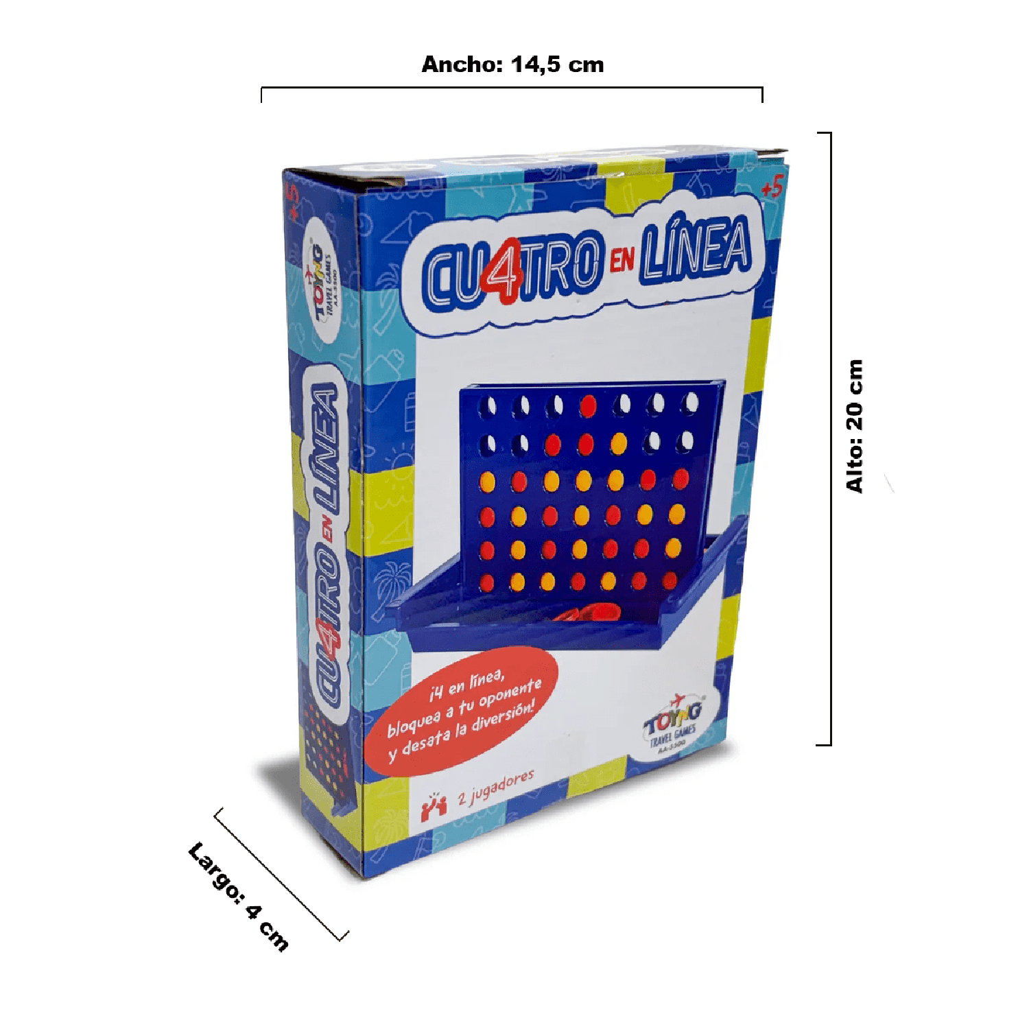 JUEGO DE MESA TRAVEL GAME 4 LÍNEA – TOYNG - PERÚ - 6