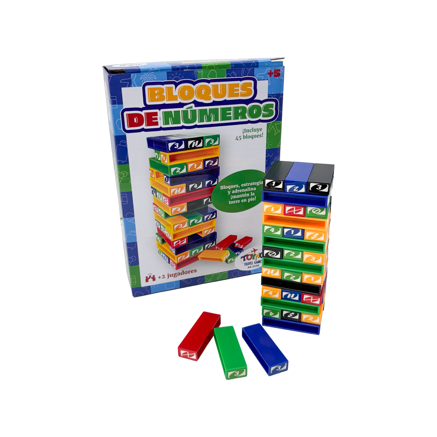 JUEGO DE MESA TRAVEL GAME BLOQUES DE NÚMEROS – TOYNG - PERÚ - 1