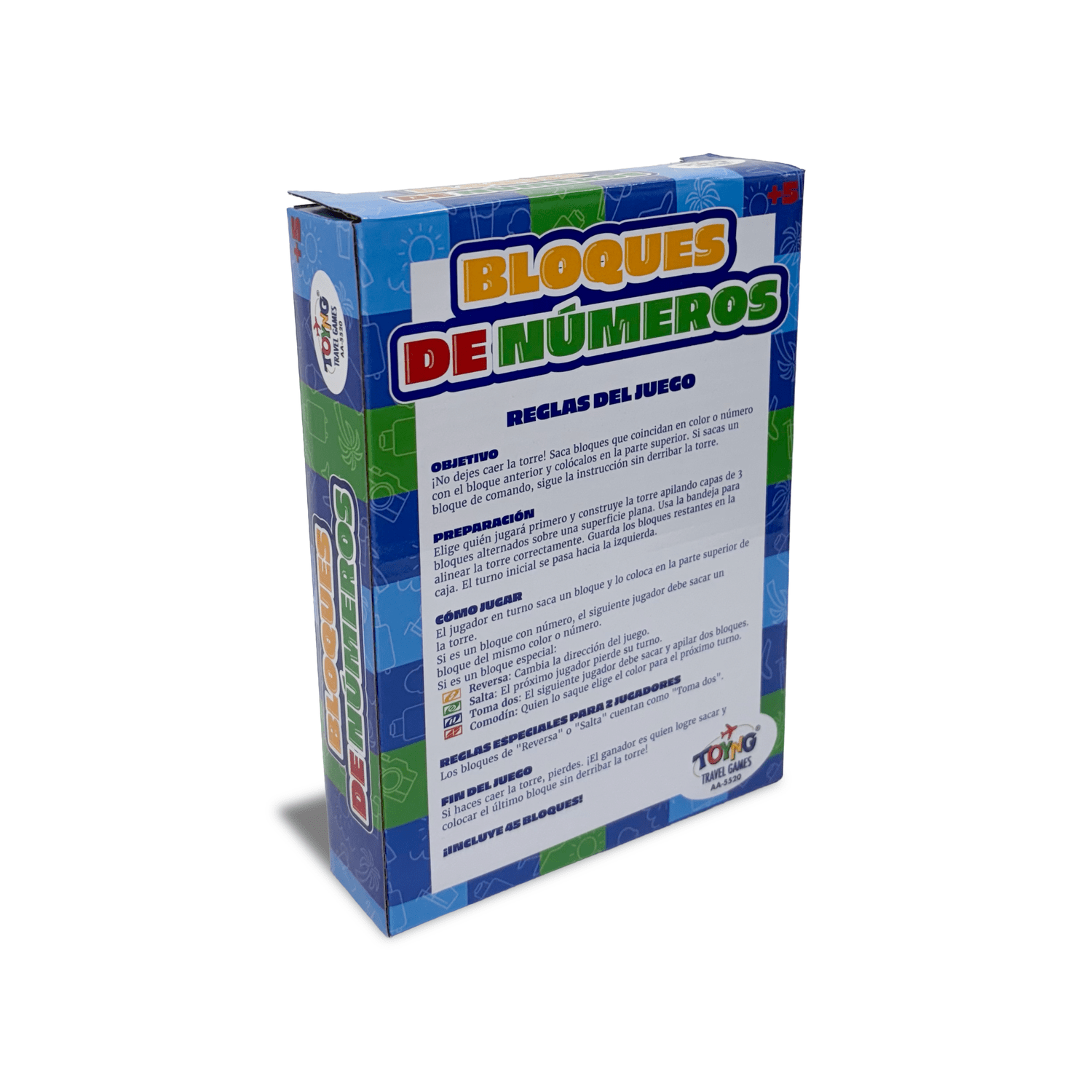 JUEGO DE MESA TRAVEL GAME BLOQUES DE NÚMEROS – TOYNG - PERÚ - 3