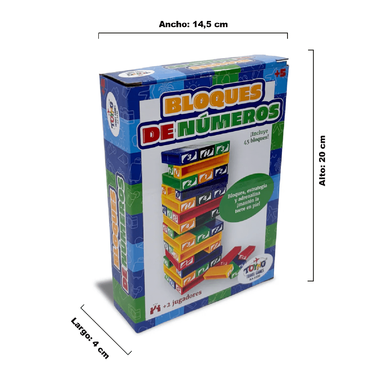 JUEGO DE MESA TRAVEL GAME BLOQUES DE NÚMEROS – TOYNG - PERÚ - 5