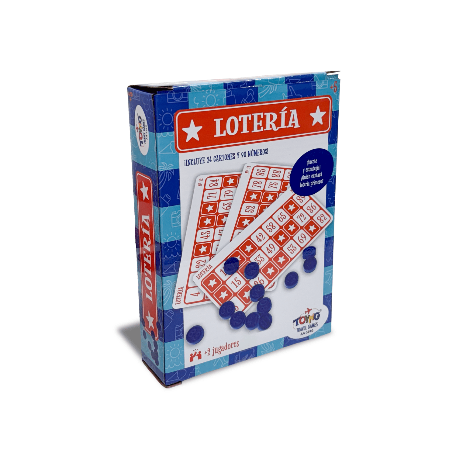 JUEGO DE MESA TRAVEL GAME BINGO NUMÉRICO (24 CARTONES) – TOYNG - PERÚ - 3