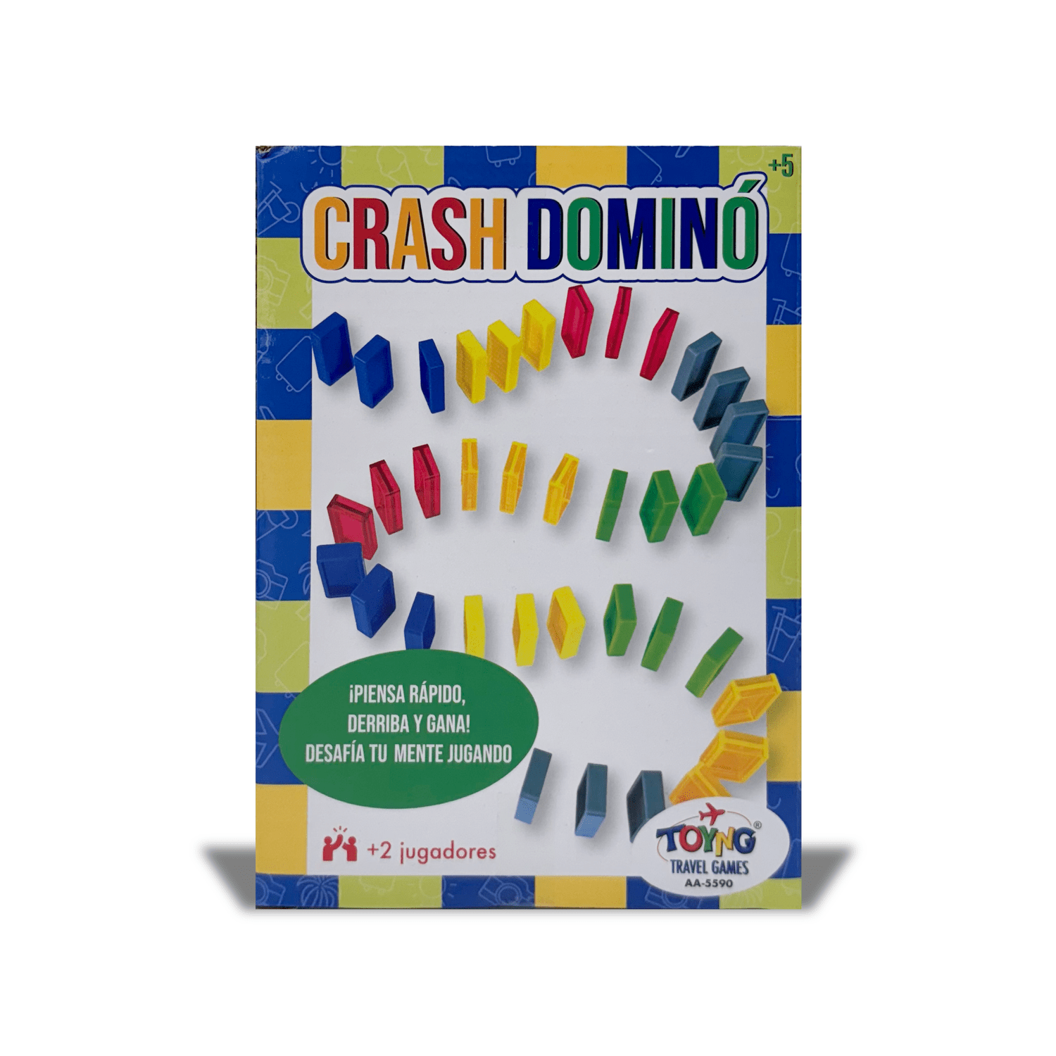 JUEGO DE MESA TRAVEL GAME CRUSH DOMINO – TOYNG - PERÚ - 2
