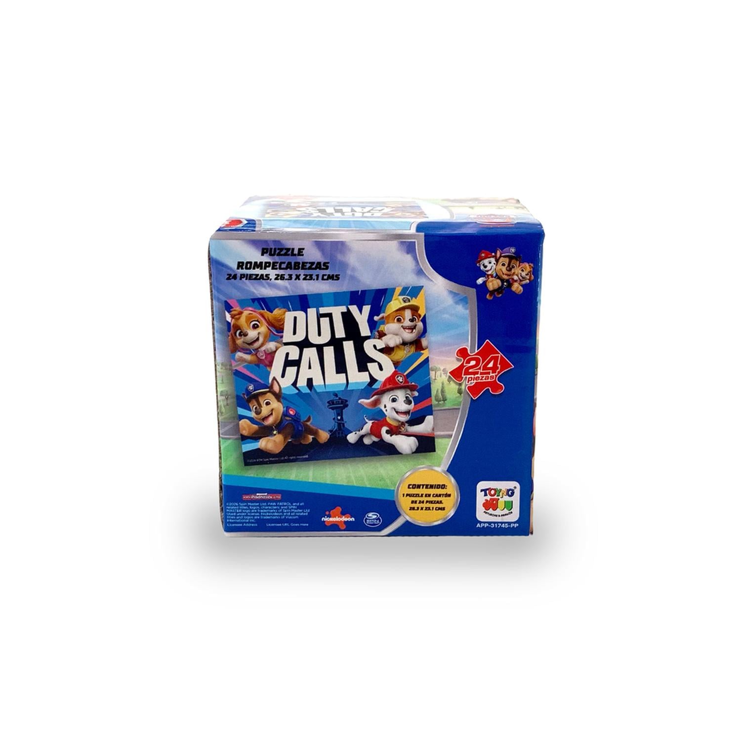ROMPECABEZAS CUBO 4 MODELOS DISPONIBLE ALEATORIO - PAW PATROL - 4