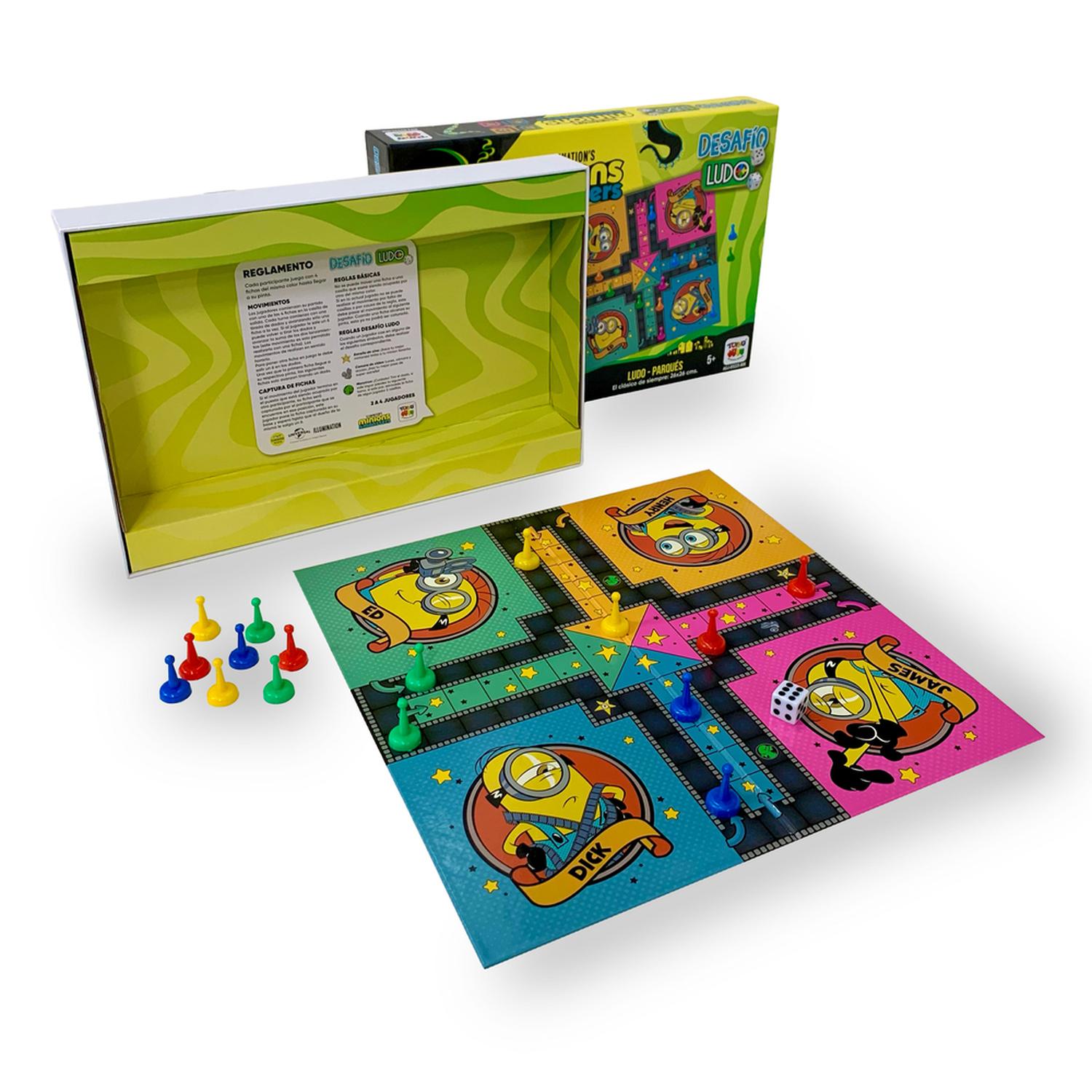 JUEGO DE MESA DESAFÍO LUDO - MINIONS - 3