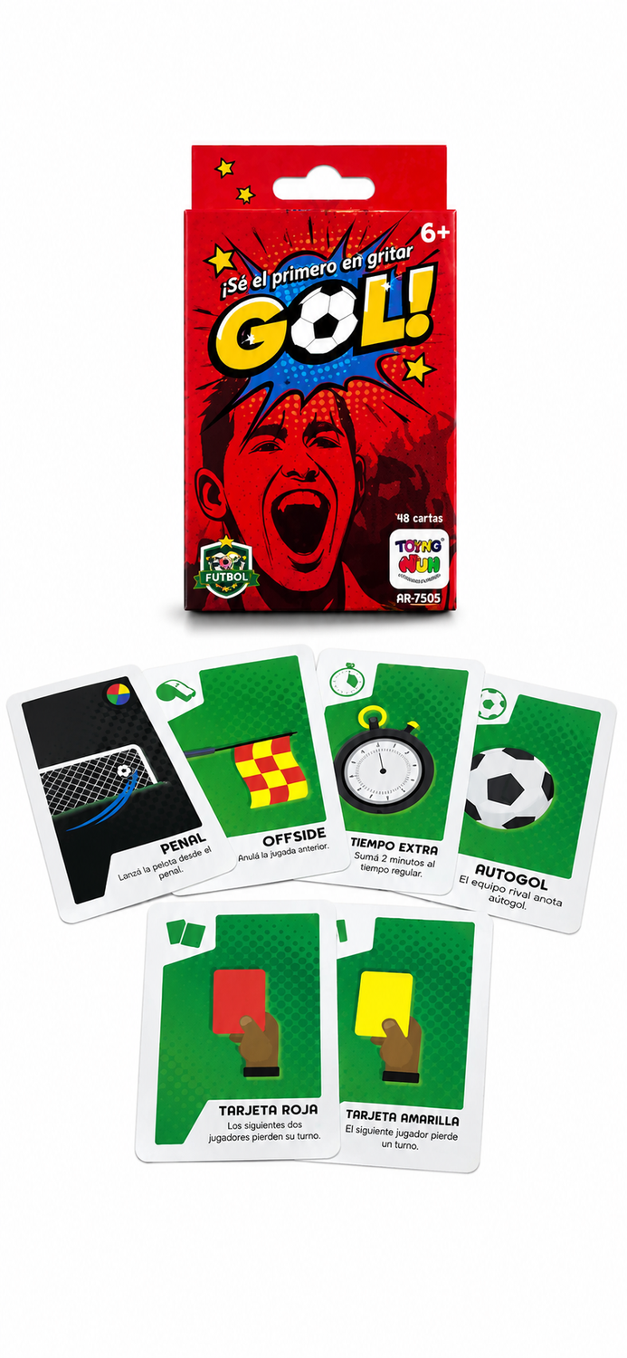 JUEGO DE CARTAS GOL! - TOYNG FUTBOL - 4