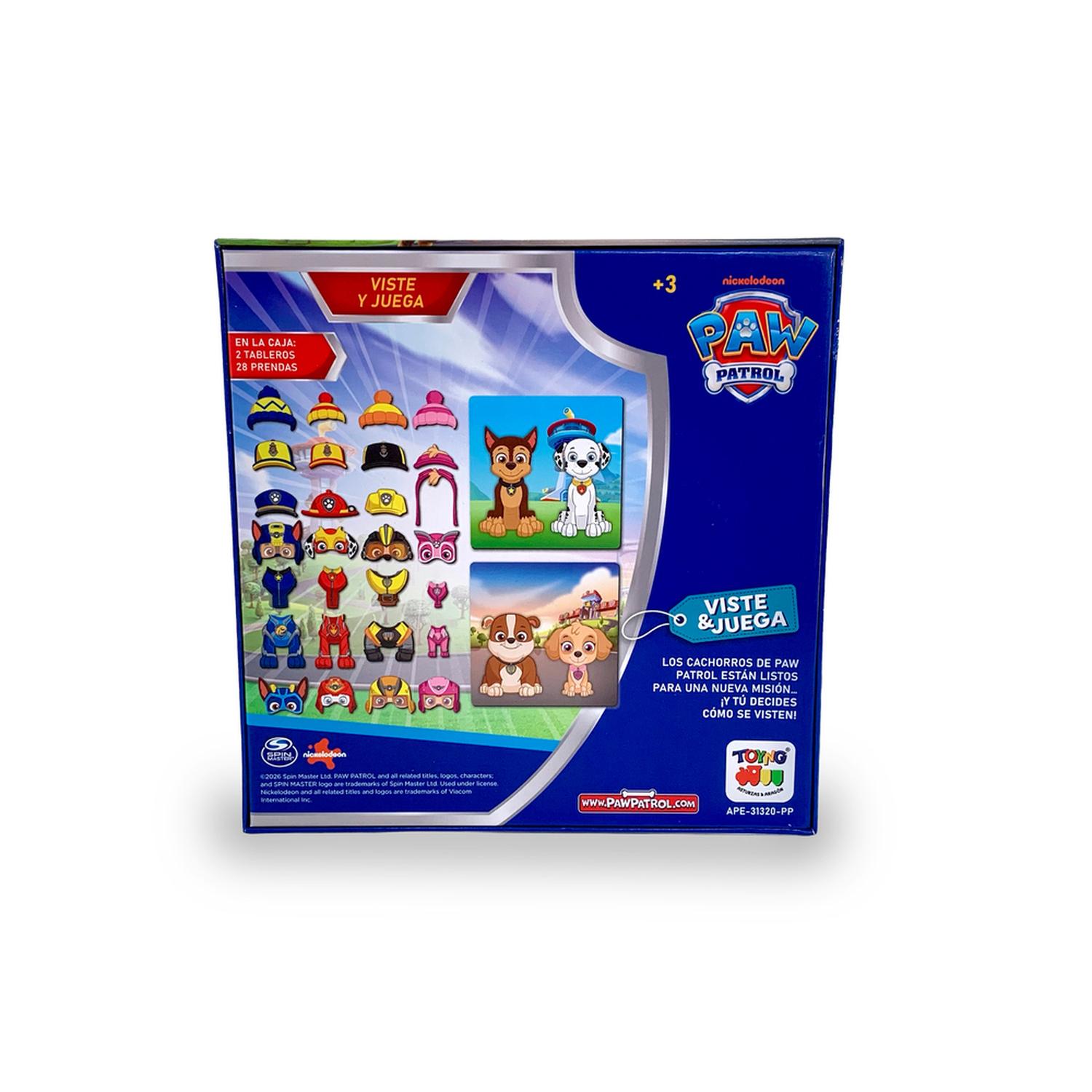 JUEGO VISTE Y JUEGA - PAW PATROL - 3