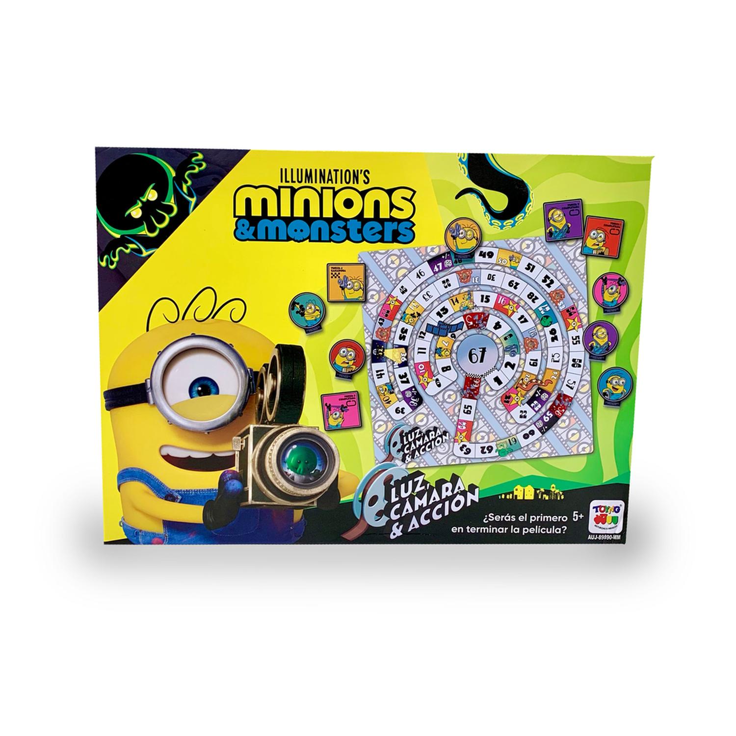 JUEGO DE MESA LUZ, CAMARA Y ACCIÓN - MINIONS - 1