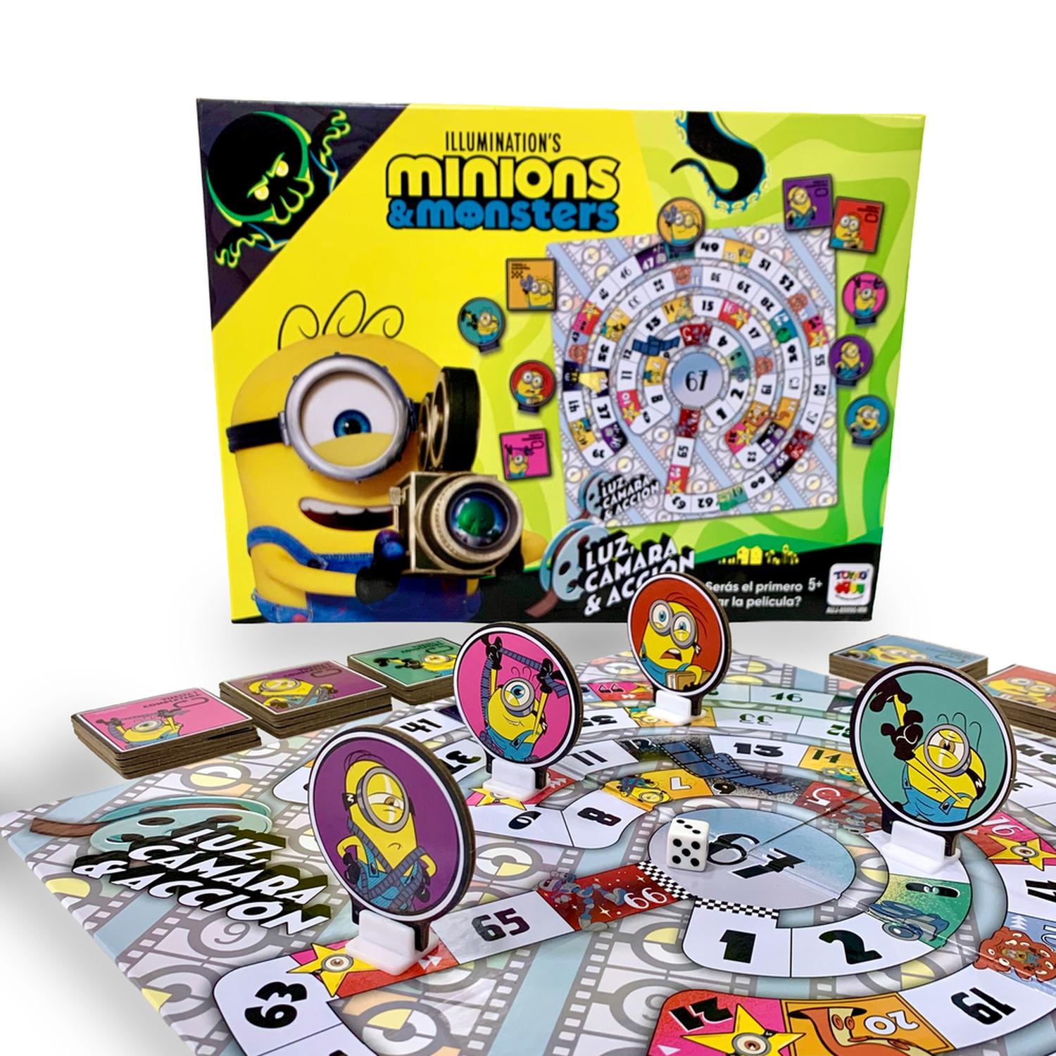 JUEGO DE MESA LUZ, CAMARA Y ACCIÓN - MINIONS - 2
