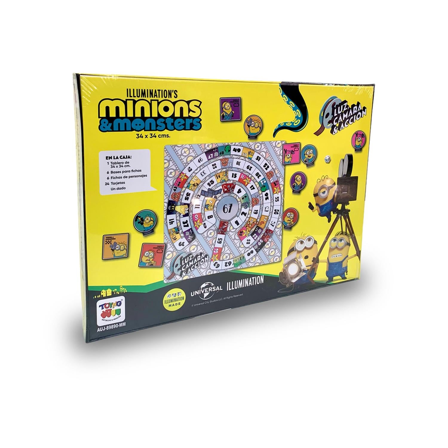 JUEGO DE MESA LUZ, CAMARA Y ACCIÓN - MINIONS - 4