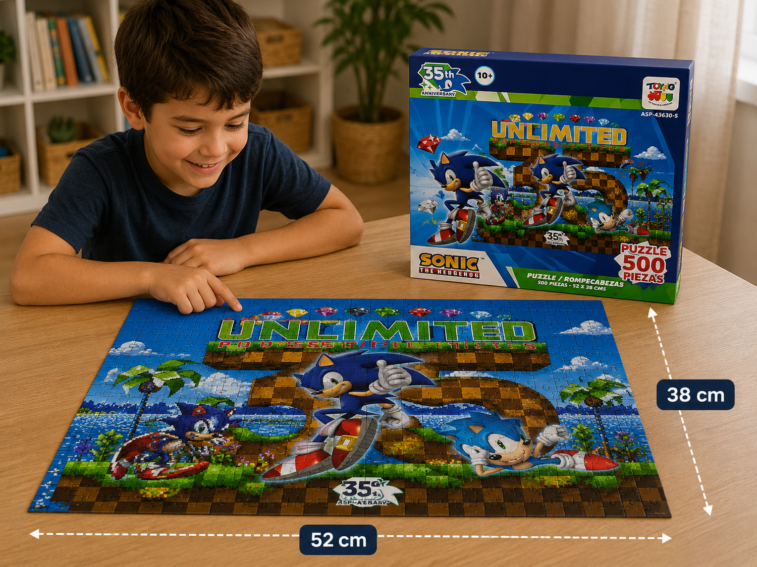 ROMPECABEZA 500 PIEZAS - SONIC - 2