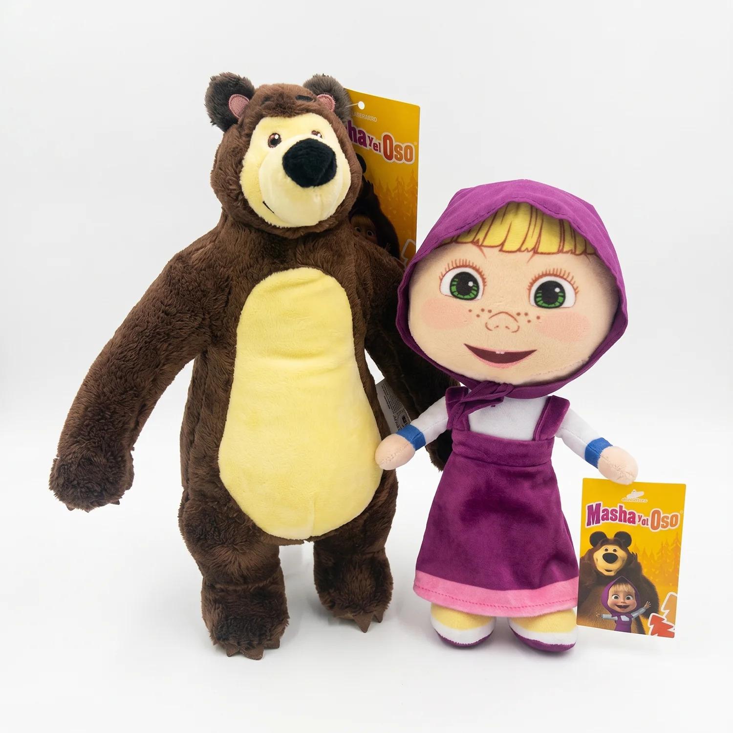 PACK X2 PELUCHES MASHA Y EL OSO COLECCIÓN COMPLETA - 1