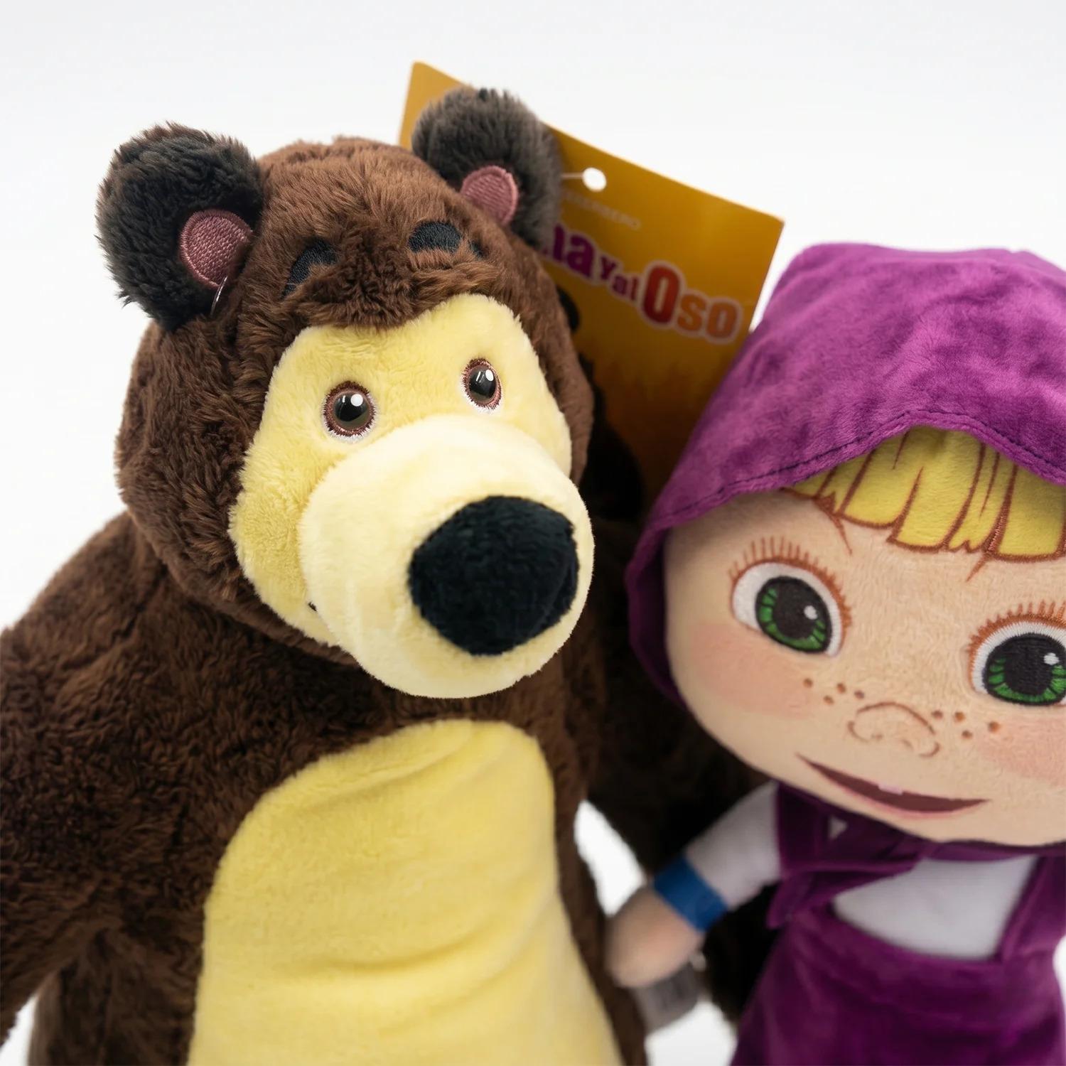 PACK X2 PELUCHES MASHA Y EL OSO COLECCIÓN COMPLETA - 2