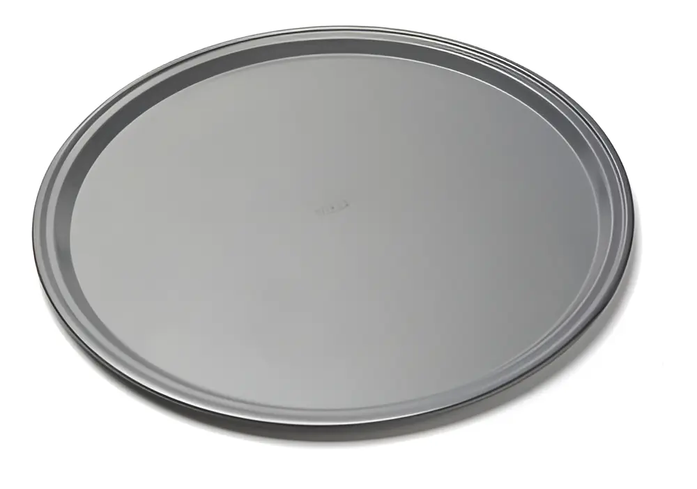BANDEJA MOLDE REDONDA PARA PIZZA 32.5 X 0.9 CM PRESS COLOR GRIS - 2