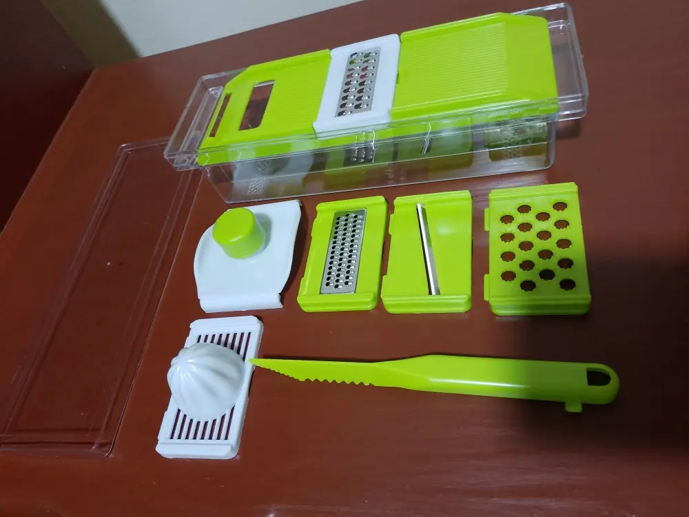 PICADOR RALLADOR CORTADOR MULTIUSO FRUTAS VERDURAS VEGETALES - 2