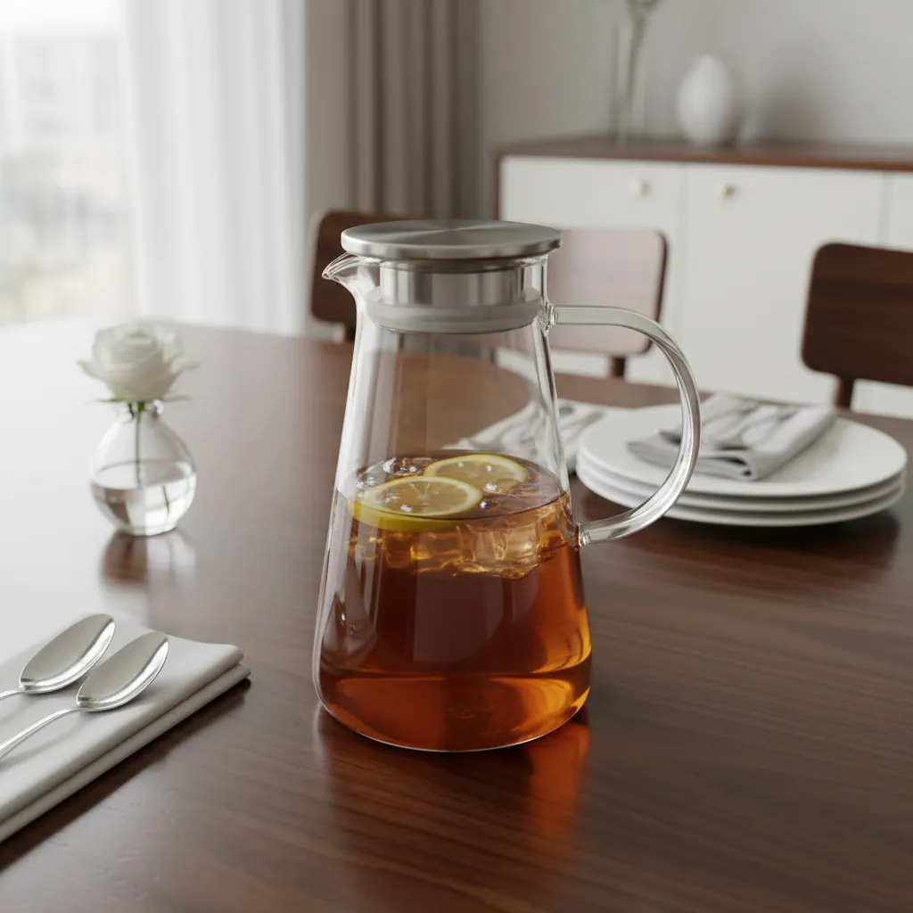 JARRA BOROSILICATO TRIANGULO 1.8L RESISTENTE AGUA HIRVIENDO - 1