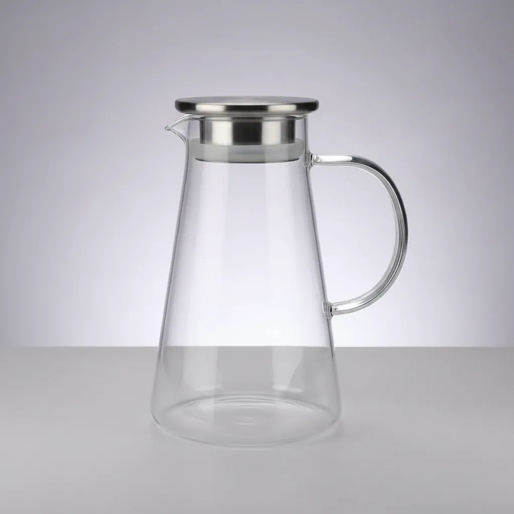JARRA BOROSILICATO TRIANGULO 1.8L RESISTENTE AGUA HIRVIENDO - 3