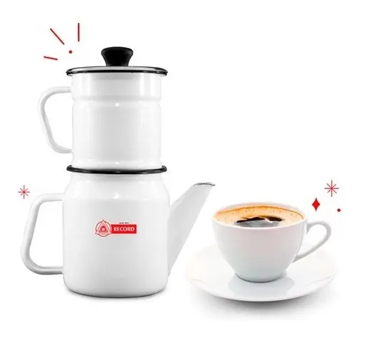 CAFETERA RECORD GOTA A GOTA 2 PIEZAS - 3