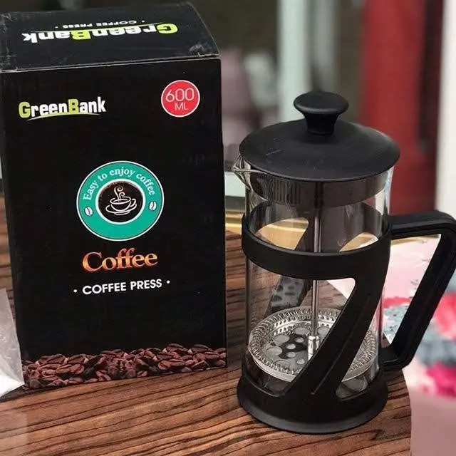 CAFETERA DE PRENSA FRANCESA 600 ML GREEN BANK OFERTA - 3