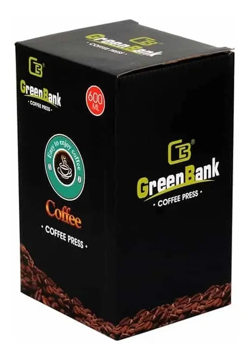 CAFETERA DE PRENSA FRANCESA 600 ML GREEN BANK OFERTA - 4