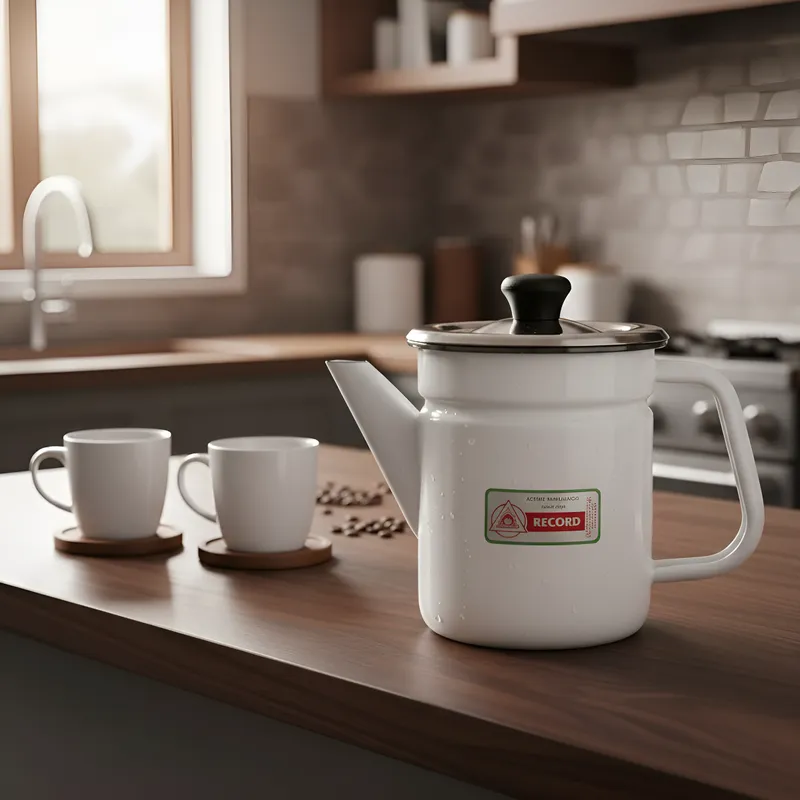 CAFETERA DE ACERO ESMALTADO RECORD GOTA A GOTA - 2