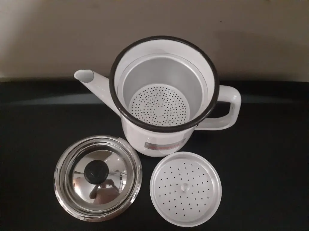 CAFETERA DE ACERO ESMALTADO RECORD GOTA A GOTA - 4