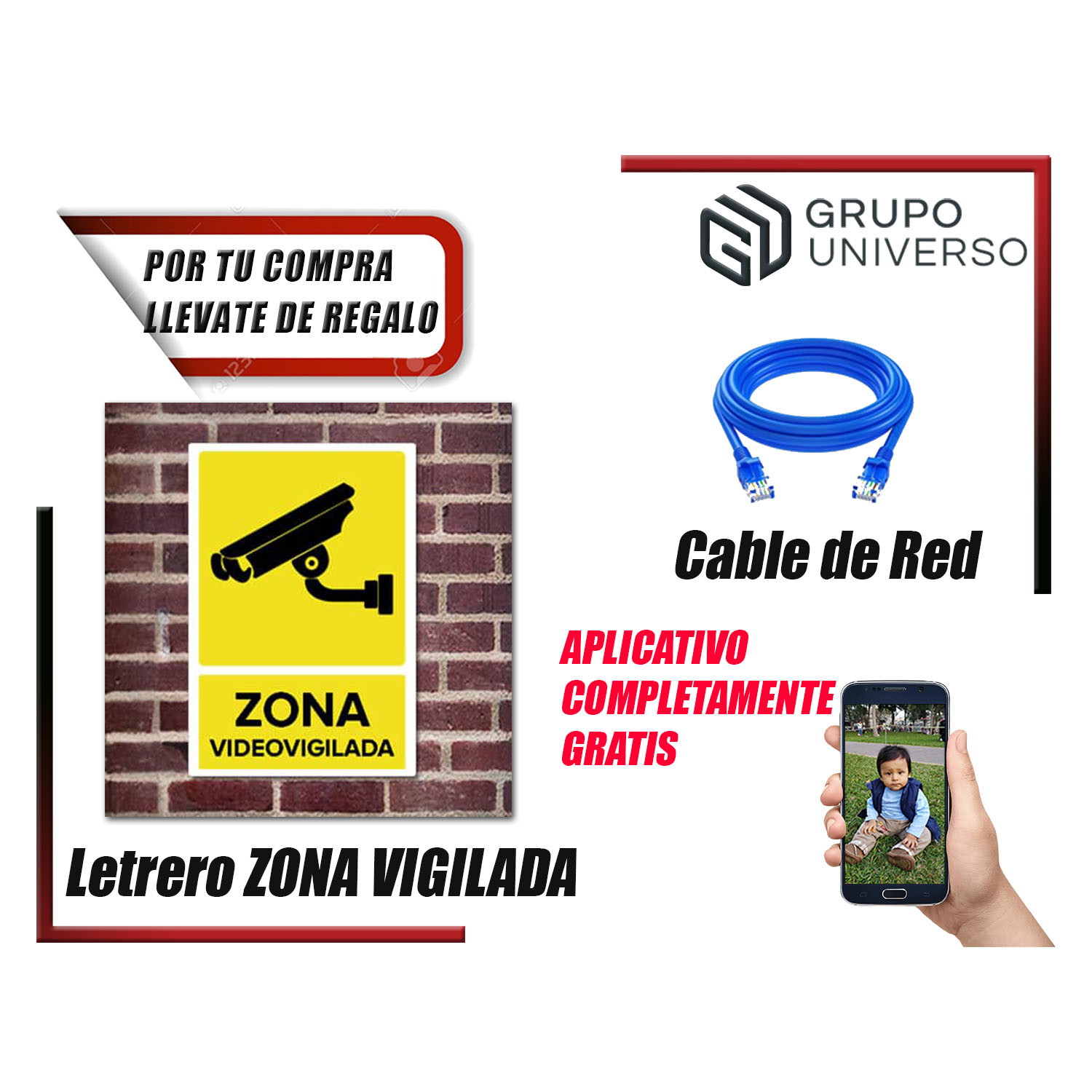 KIT 5 CÁMARA SEGURIDAD DAHUA 13021305025 5MP + DISCO VISION NOCHE FULL COLOR 1 TB - 2