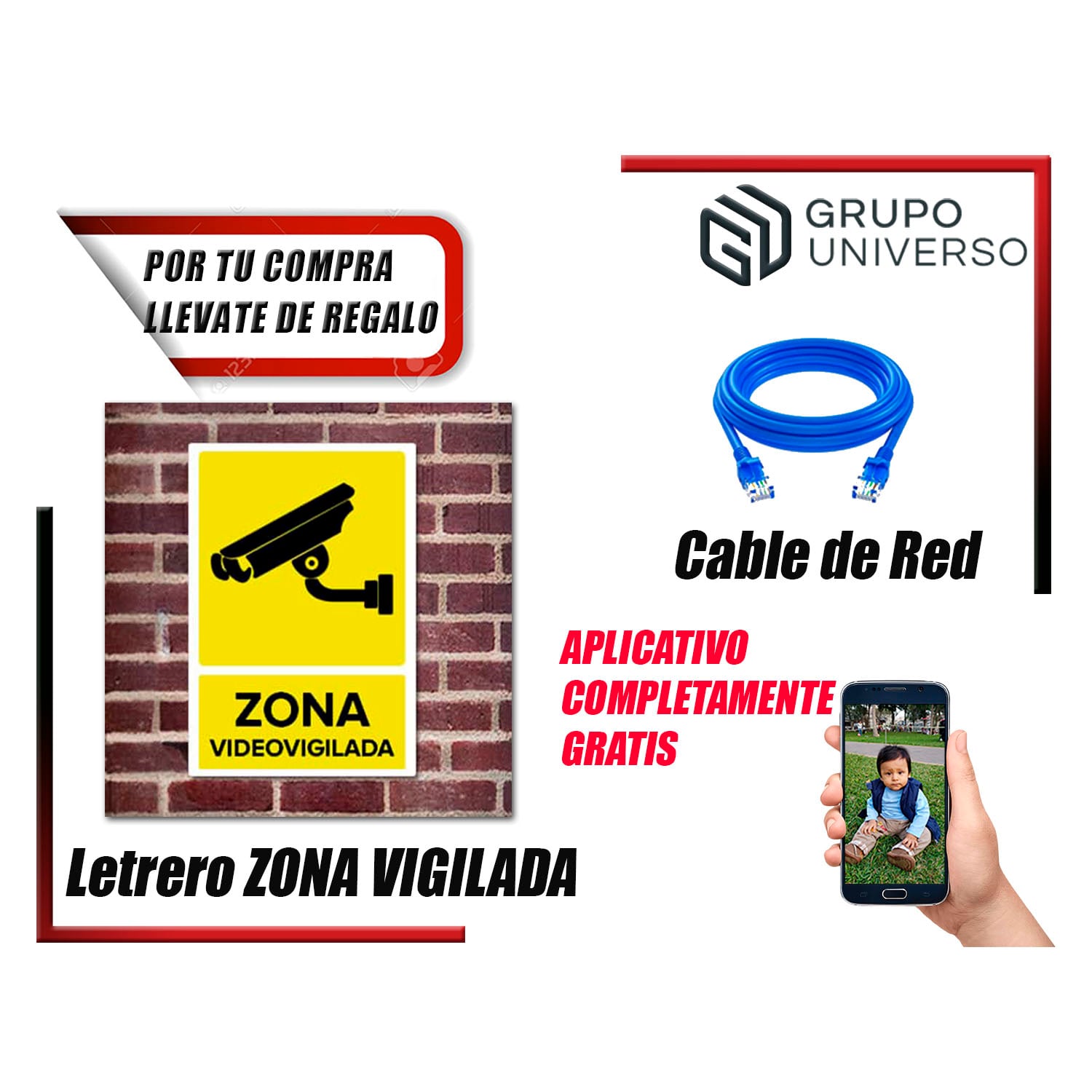 KIT 7 CÁMARA SEGURIDAD DAHUA 13021307029 5MP + DISCO VISION NOCHE FULL COLOR 1 TB - 2