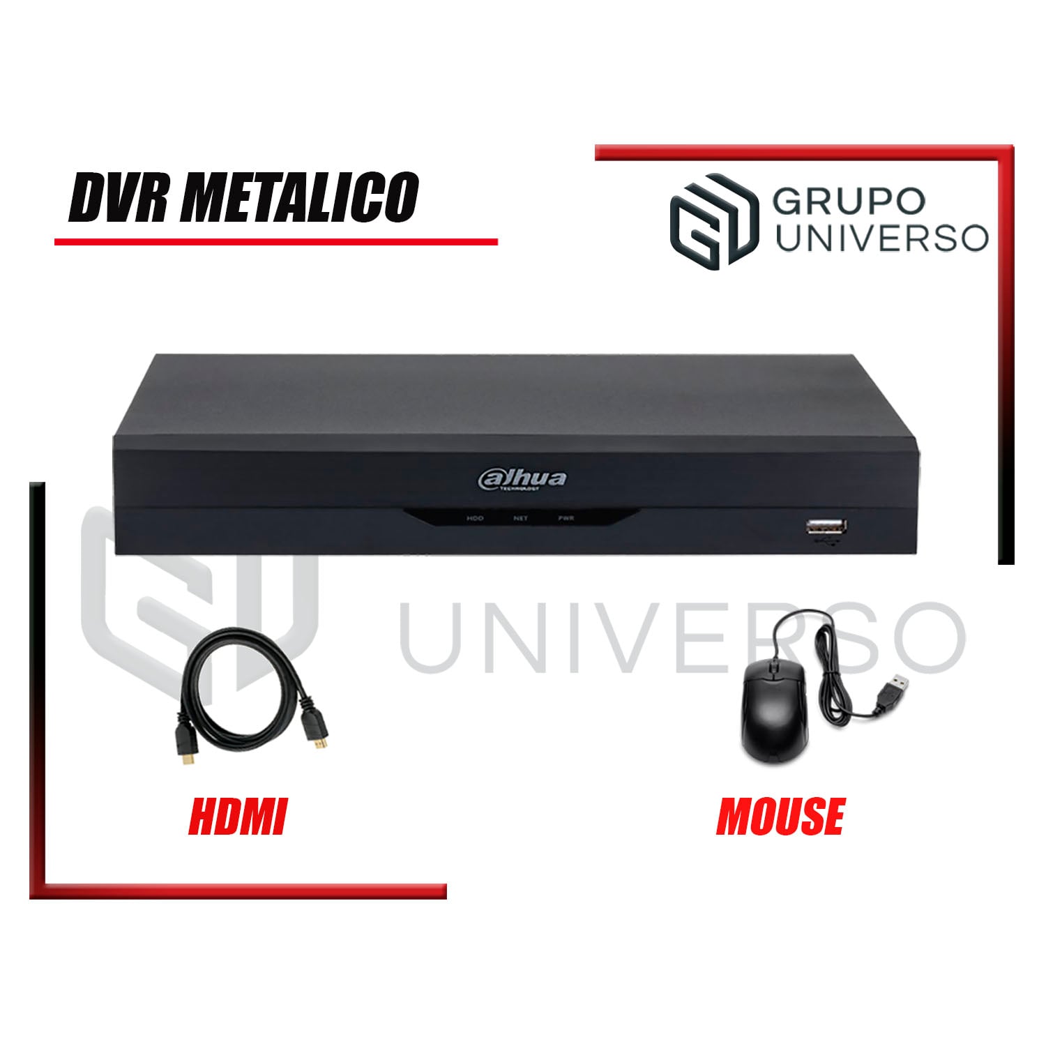 KIT 7 CÁMARA SEGURIDAD DAHUA 13021307029 5MP + DISCO VISION NOCHE FULL COLOR 1 TB - 3