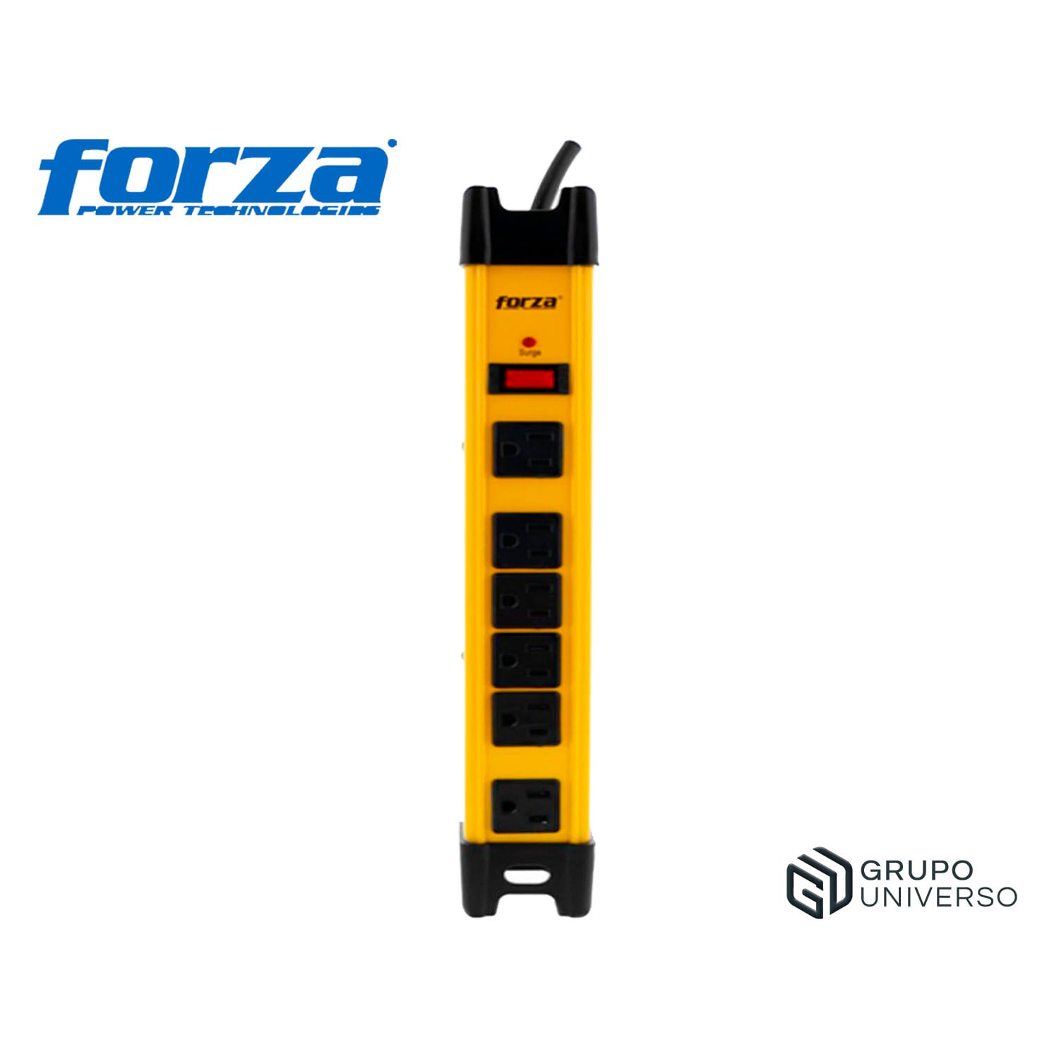 SUPRESOR DE PICOS FORZA - FSP-806 METALICO 2200W/1200J 6 SALIDAS - 1