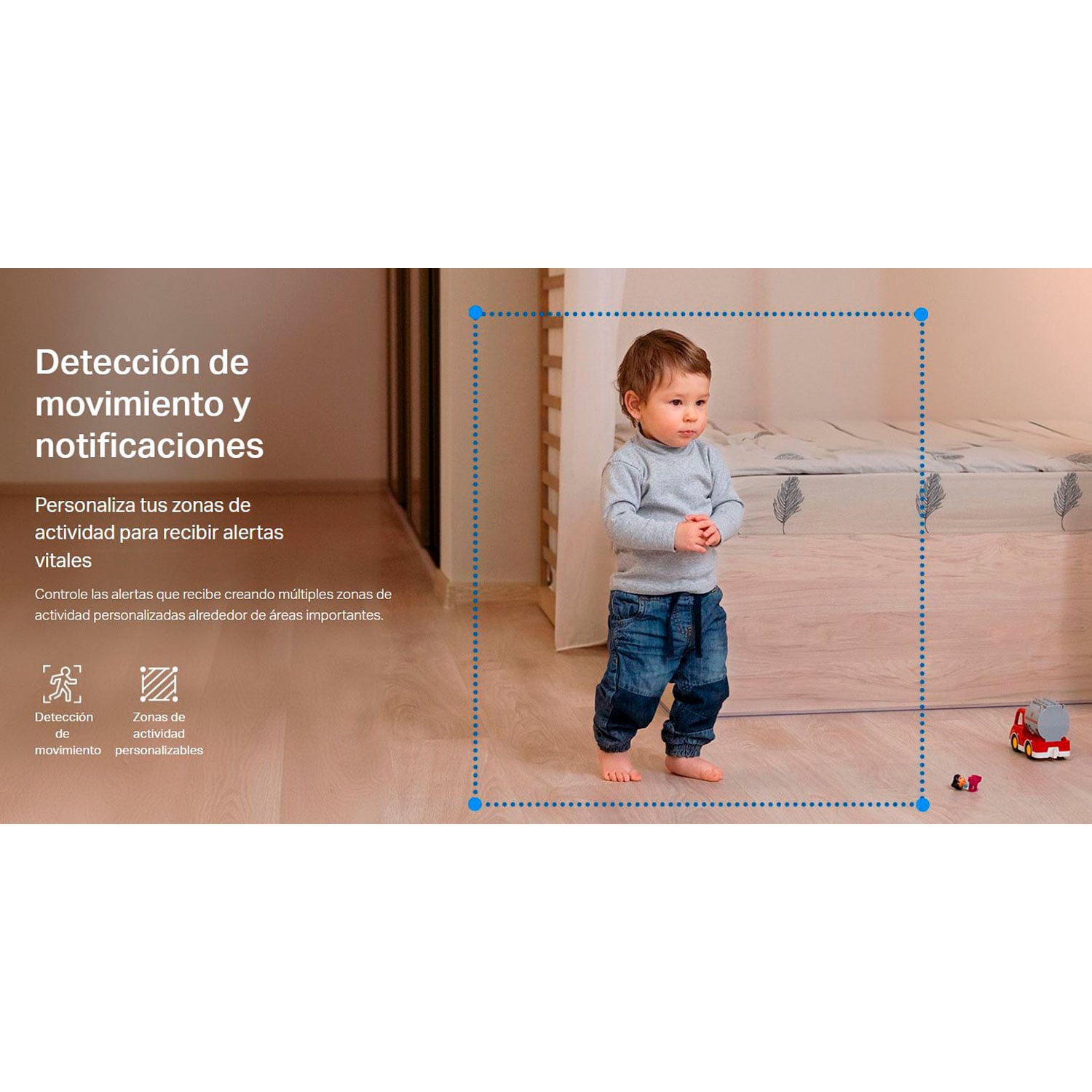 TP LINK - CÁMARA VIGILANCIA TAPO C201 2MP AUDIO BIDIRECCIONAL DETECCIÓN LLANTO - 4