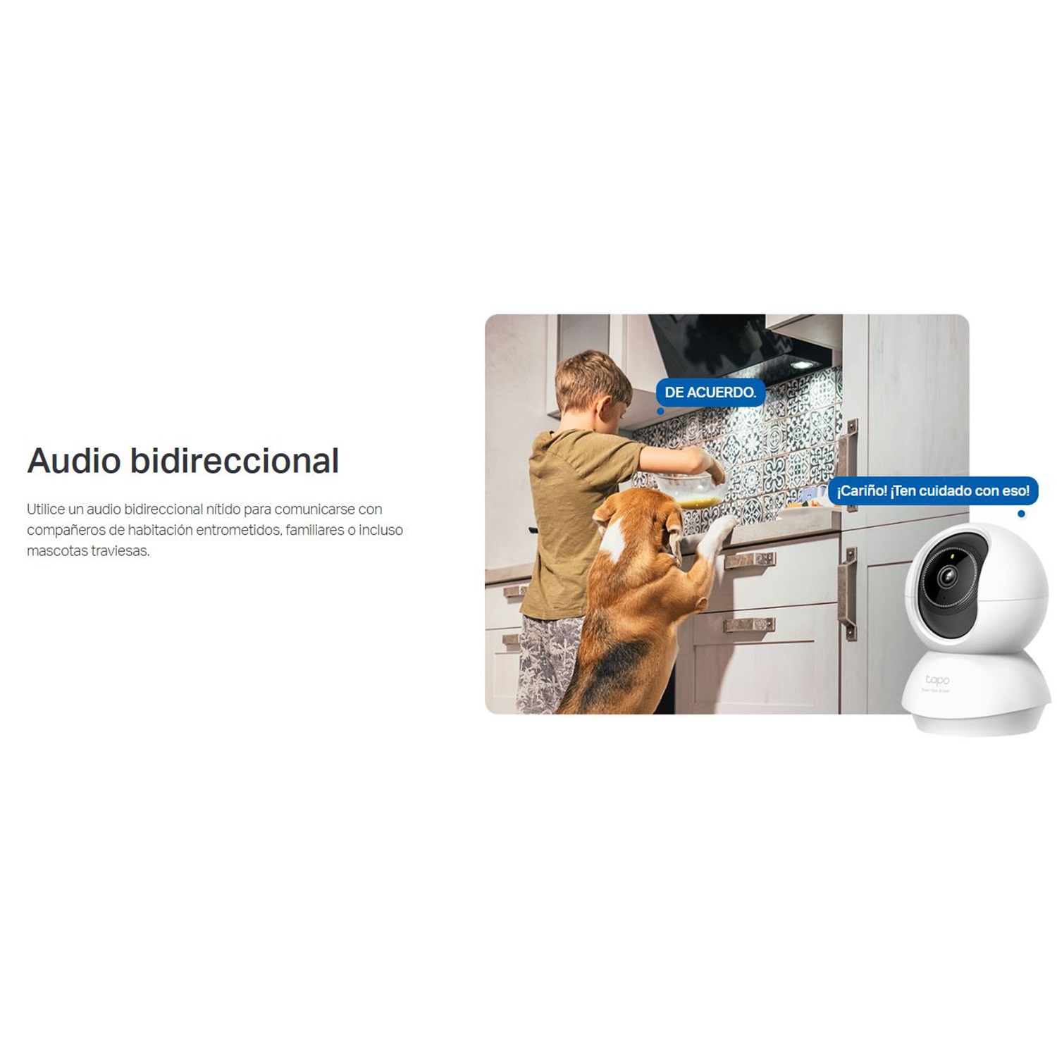 TP LINK - CÁMARA VIGILANCIA TAPO C230 3K DETECCIÓN IA AUDIO BIDIRECCIONAL 64GB - 5