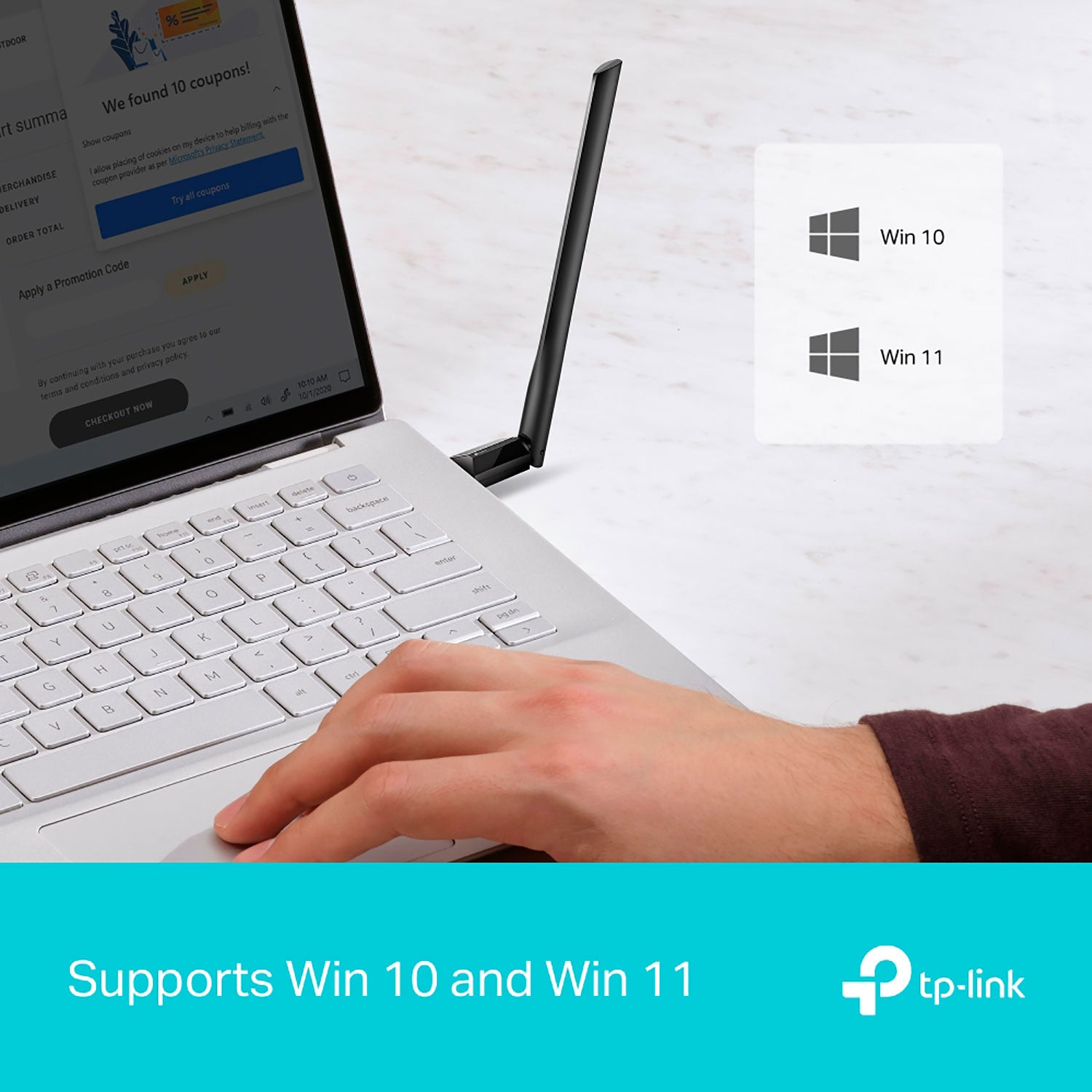 TP LINK ARCHER TX35U PLUS AX1800 WIFI 7 ADAPTADOR USB INALÁMBRICO BANDA DUAL - 5