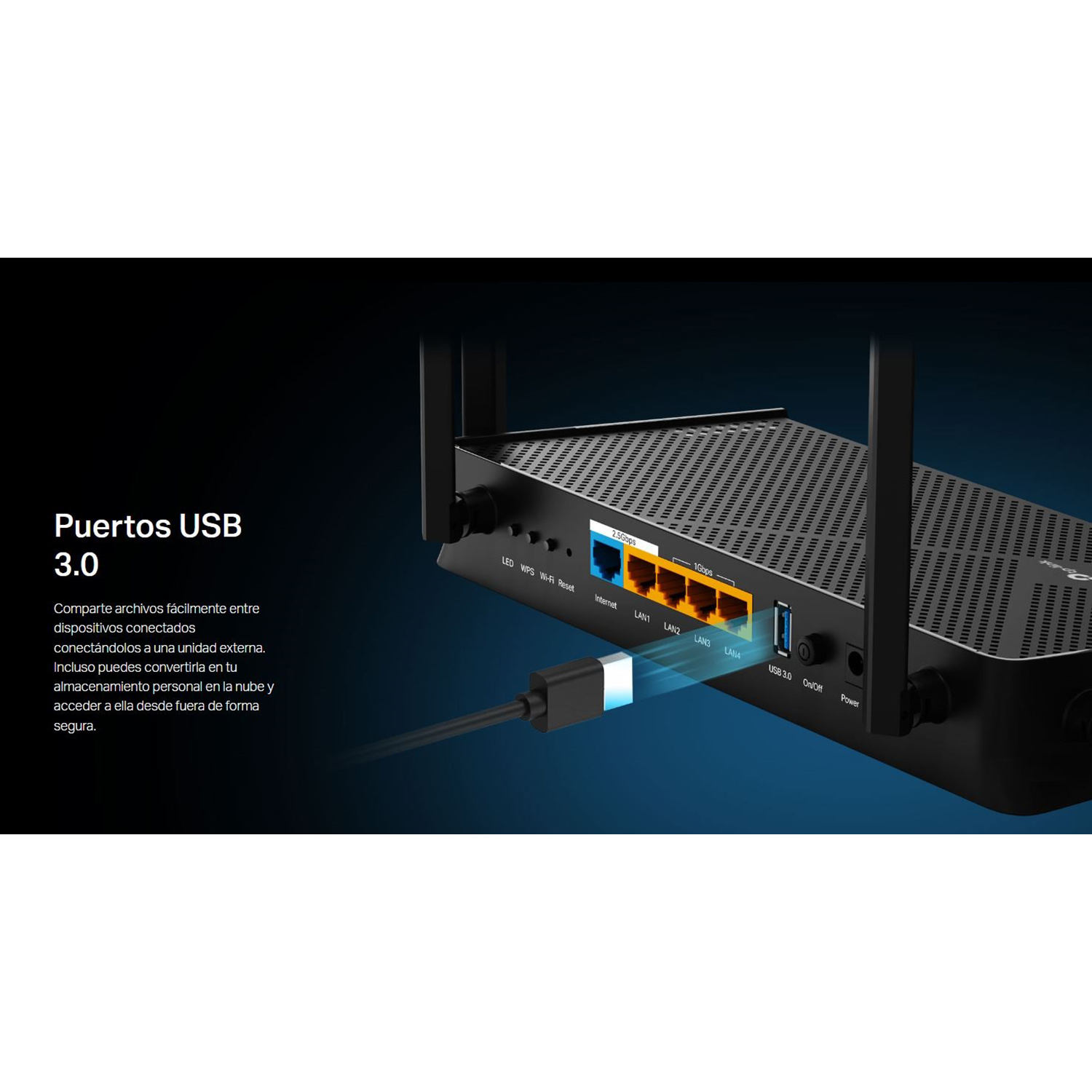 TP-LINK ARCHER BE230 BE3600 WI-FI 7 ROUTER DOBLE BANDA EASY MESH - 3