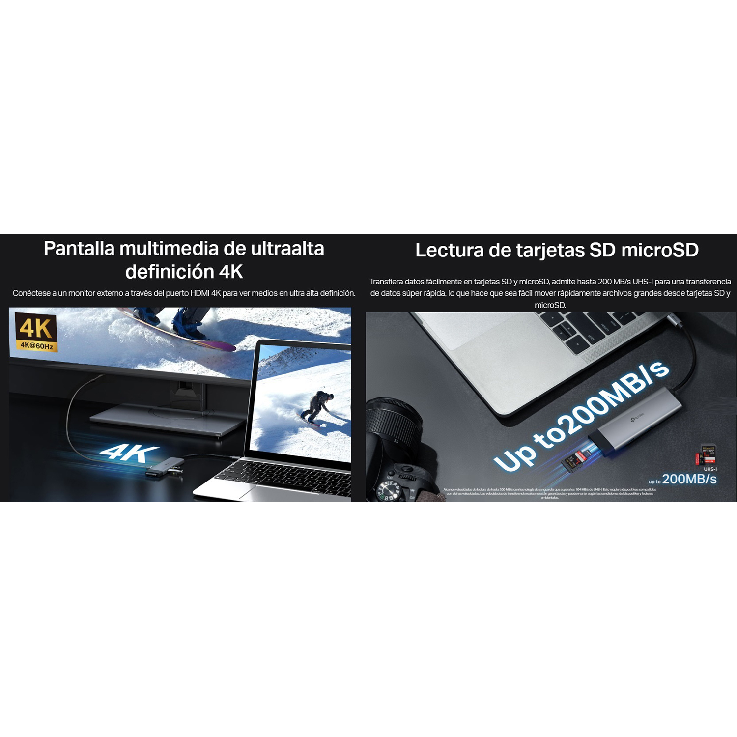 TP-LINK ADAPTADOR HUB UH7020C USB TIPO C 7 PUERTOS EN 1 - 2