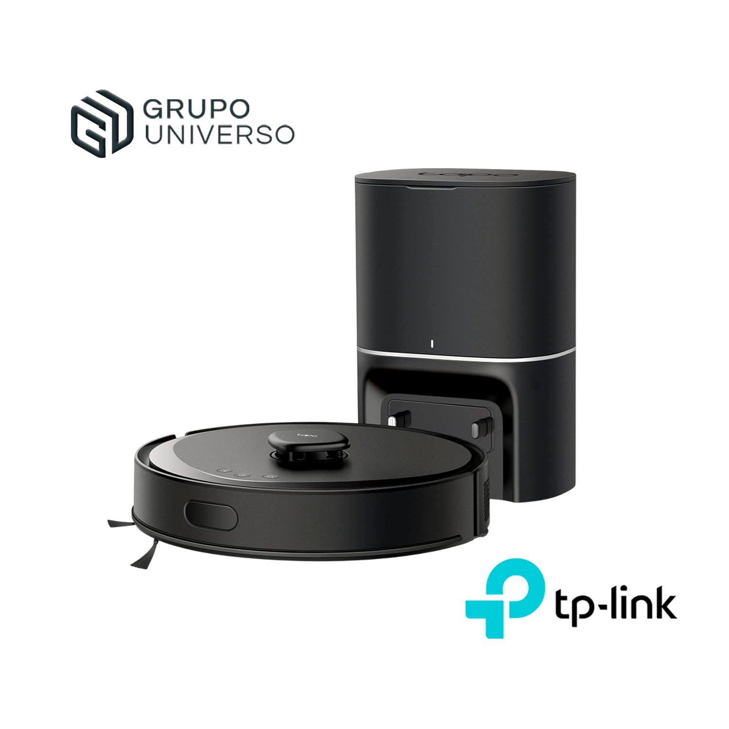 TP LINK - TAPO RV30 MAX PLUS ROBOT ASPIRADOR TRAPEADOR BASE AUTOVACIADO NEGRO - 1
