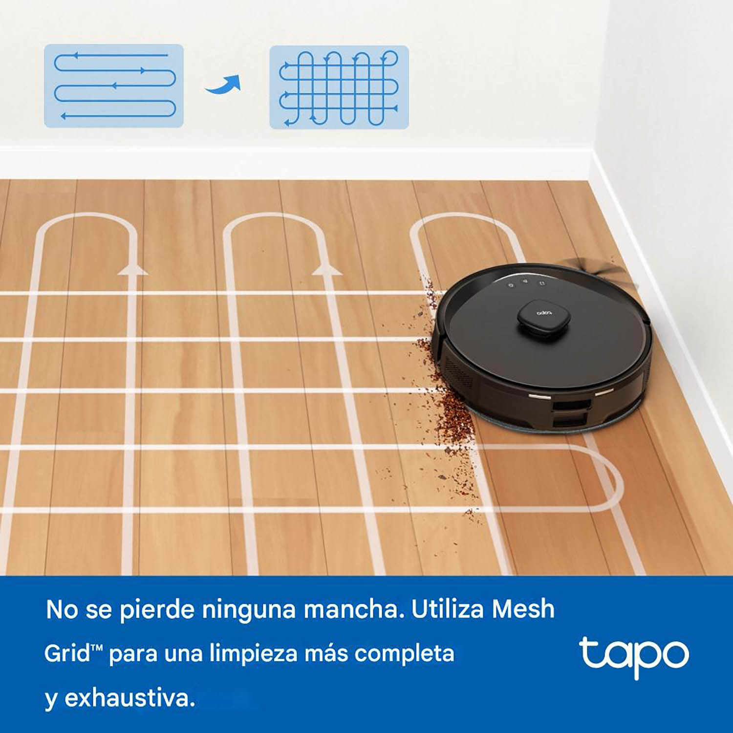 TP LINK - TAPO RV30 MAX PLUS ROBOT ASPIRADOR TRAPEADOR BASE AUTOVACIADO NEGRO - 3