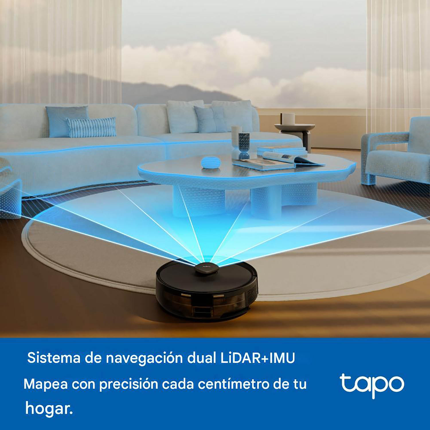 TP LINK - TAPO RV30 MAX PLUS ROBOT ASPIRADOR TRAPEADOR BASE AUTOVACIADO NEGRO - 4