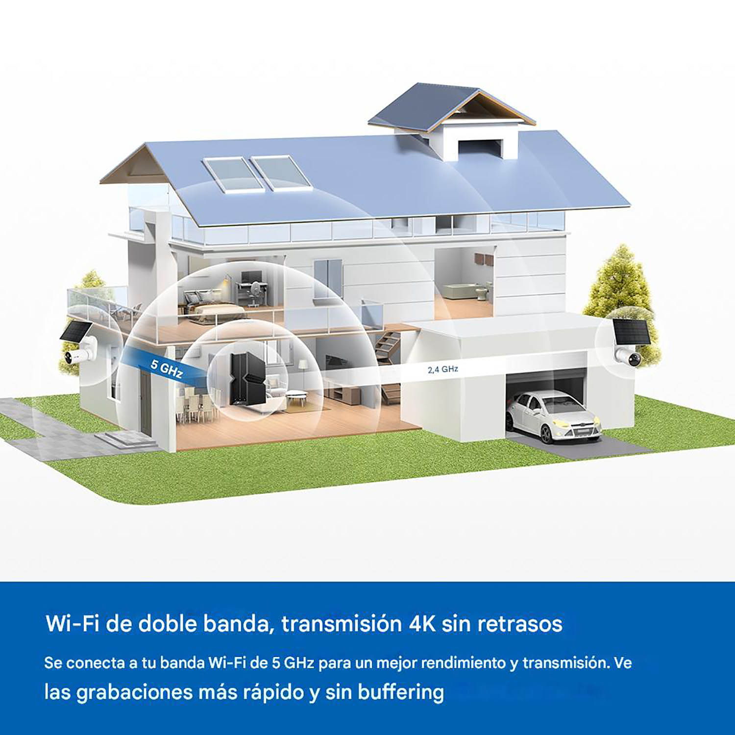 TP LINK - CÁMARA VIGILANCIA TAPO C460 KIT 4K AUDIO 2 VÍAS ZOOM 18X PANEL SOLAR - 4
