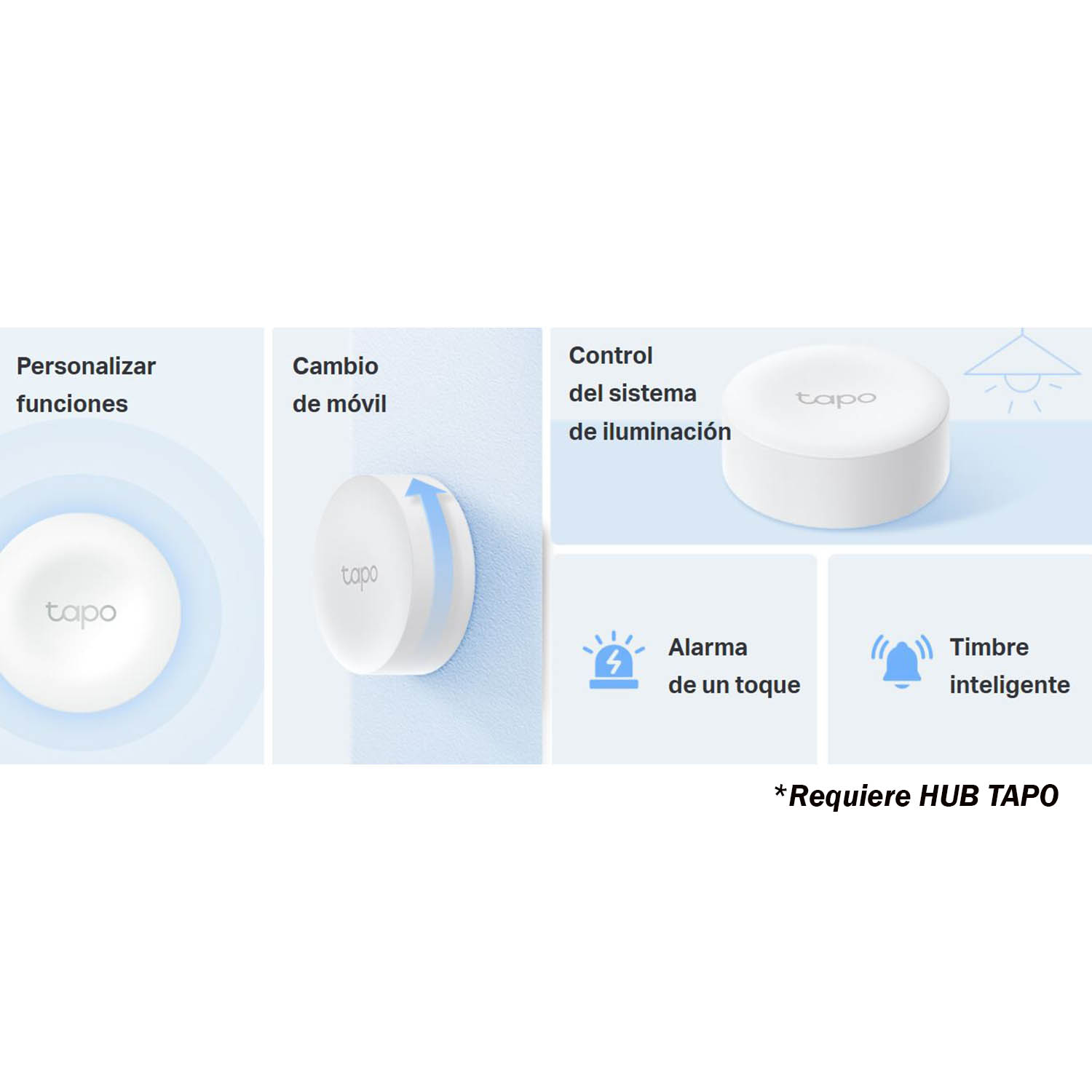 TP LINK - TAPO S200B INTERRUPTOR SMART ACCIONES PERSONALIZADAS CONTROL LUZ - 2