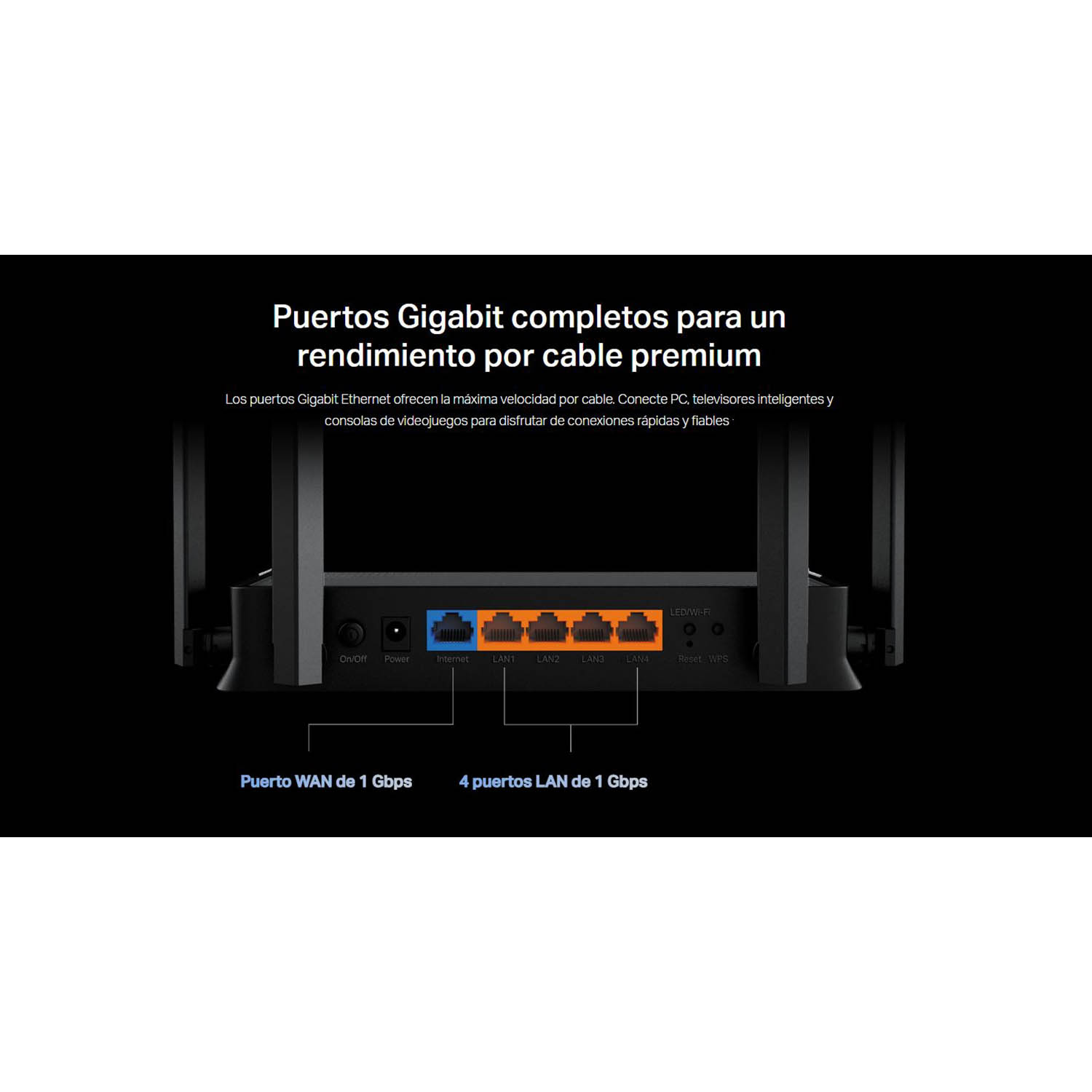 TP-LINK ROUTER ARCHER BE220 WI-FI 7 DE DOBLE BANDA BE3600 - 4