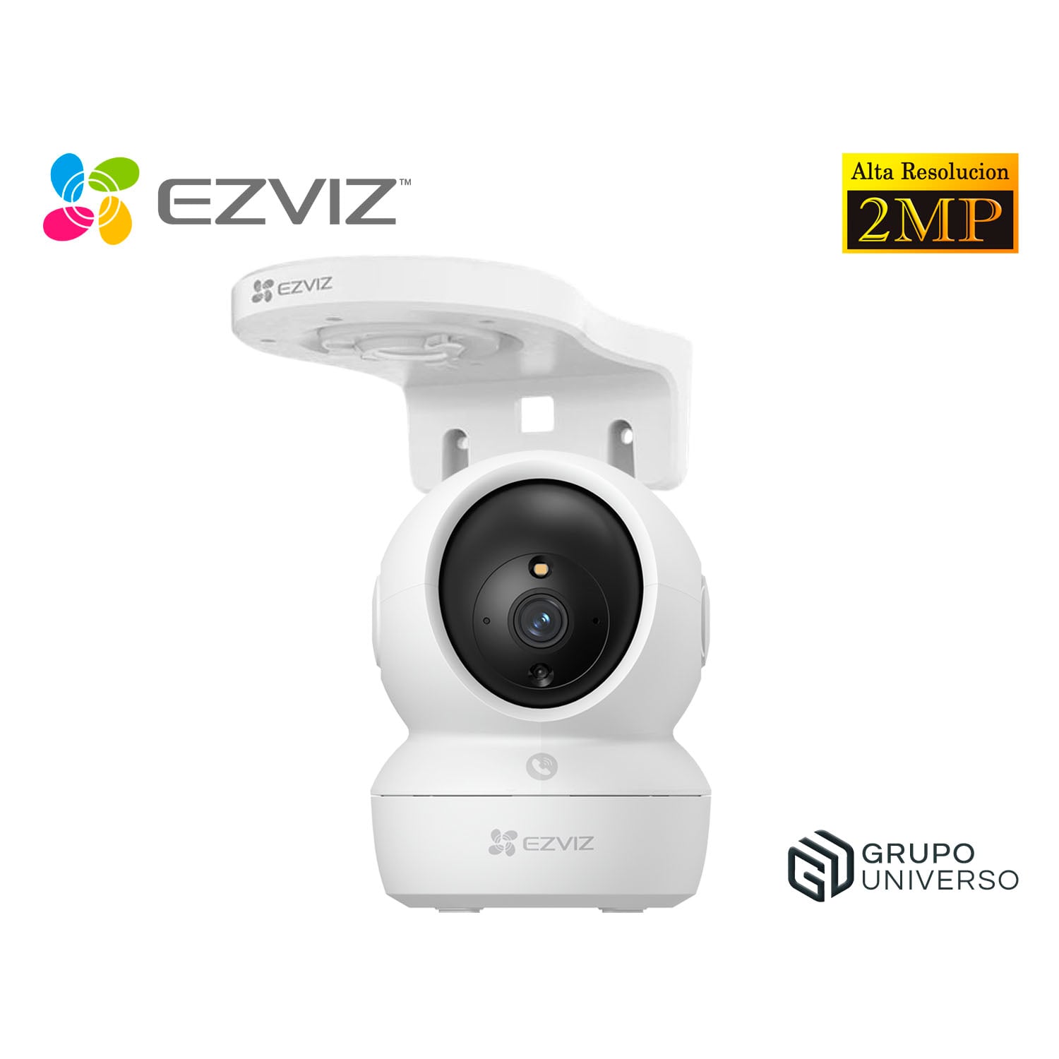 CÁMARA SEGURIDAD EZVIZ H6C PRO FULL HD 360 AUDIO BIDIRECCIONAL BOTÓN LLAMADA + SOPORTE PARED - 1