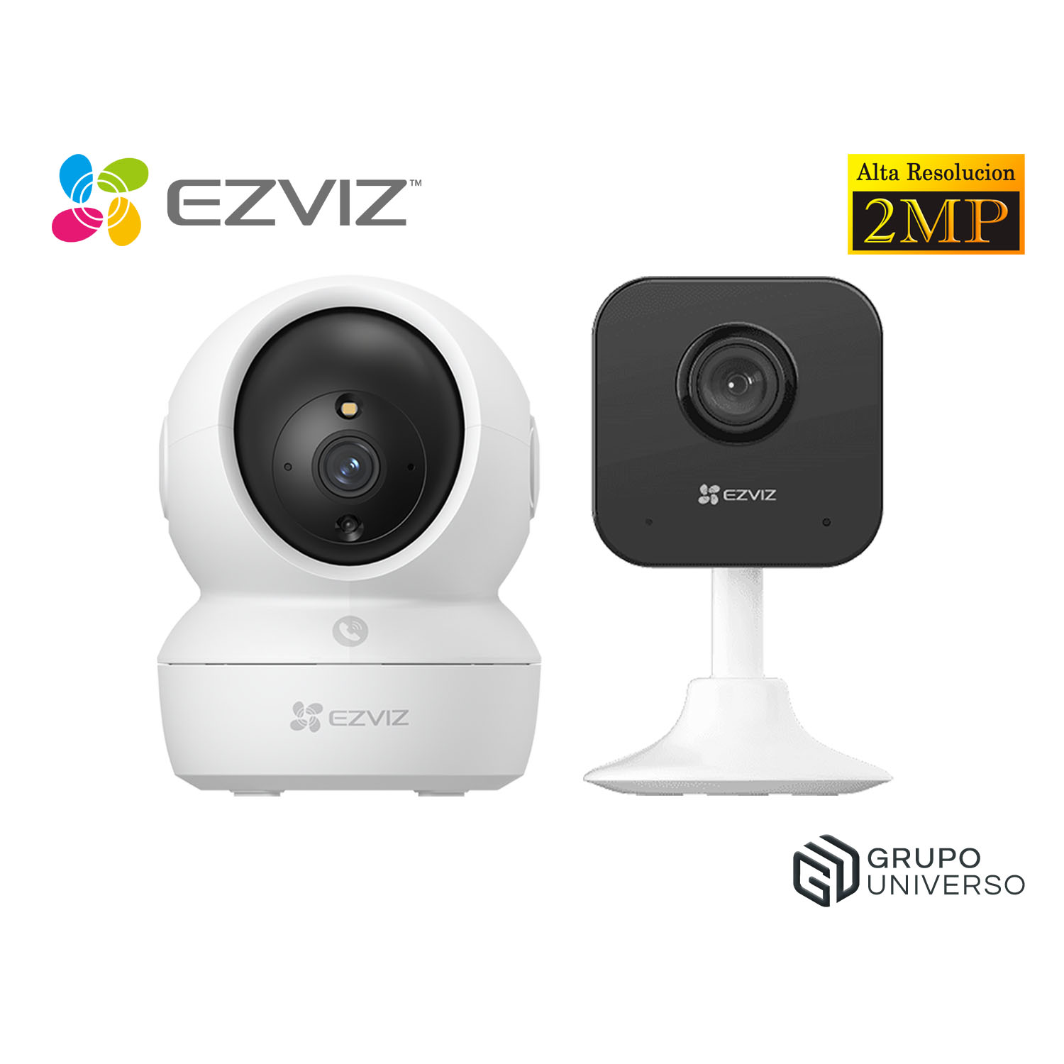 KIT CÁMARA SEGURIDAD EZVIZ H6C + H1C FULL HD AUDIO DOBLE VÍA DETECCIÓN PERSONAS MOVIMIENTO - 1