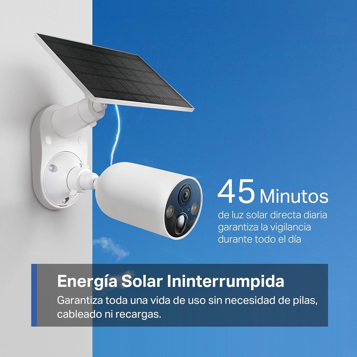 TP-LINK - CÁMARA WIFI TAPO C425 KIT 4MP AUDIO 2 VÍAS NOCHE COLOR BATERÍA PANEL - 3