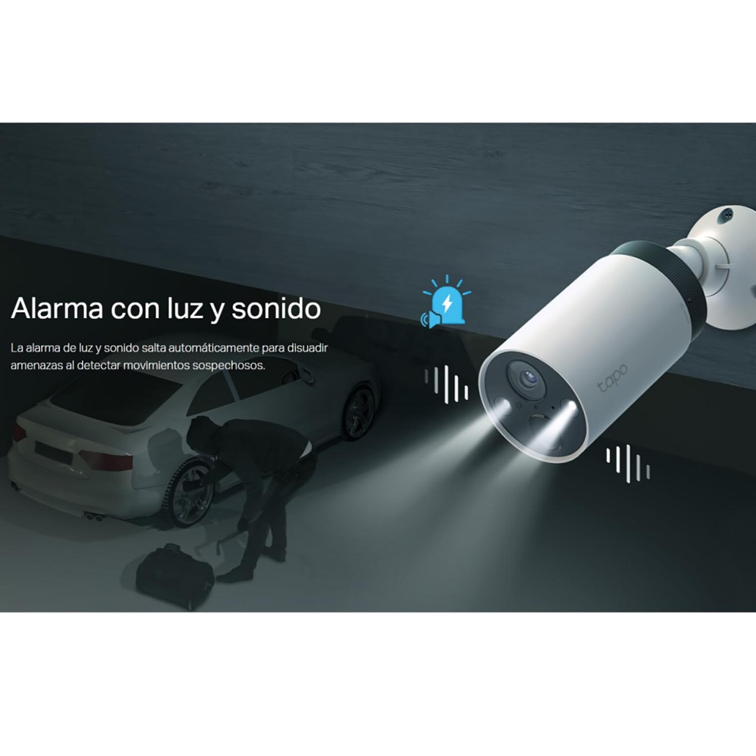TP-LINK - CÁMARA WIFI TAPO C425 KIT 4MP AUDIO 2 VÍAS NOCHE COLOR BATERÍA PANEL - 4