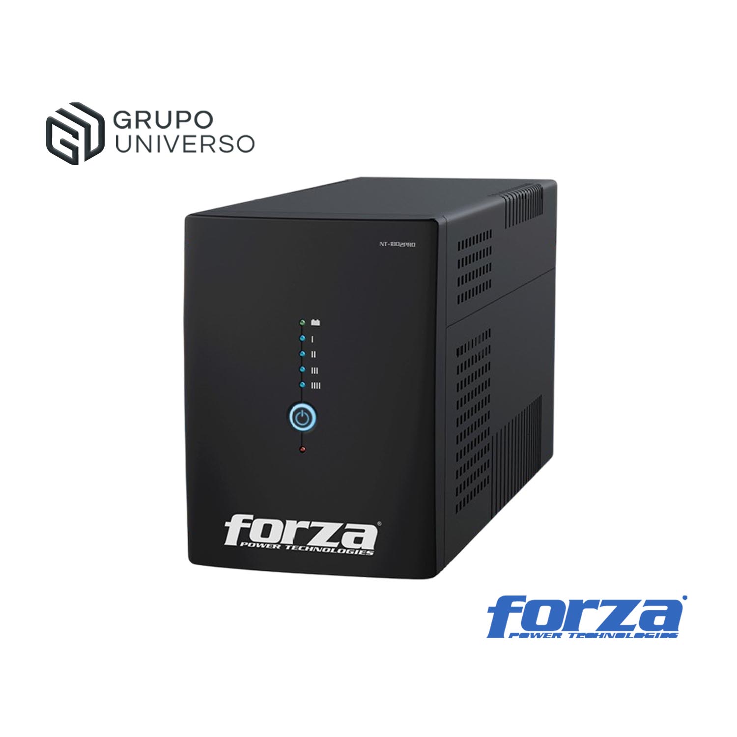 FORZA - UPS INTERACTIVA NT-1802PRO FORZA 1800VA/900W 220V 10 SALIDAS - 1