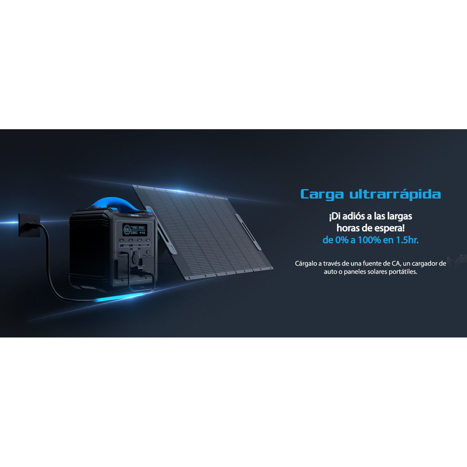 FORZA - CENTRAL ELÉCTRICA FORZA FPP-T702 PORTÁTIL 9PUERTOS 700W BATERÍA LMFP - 4